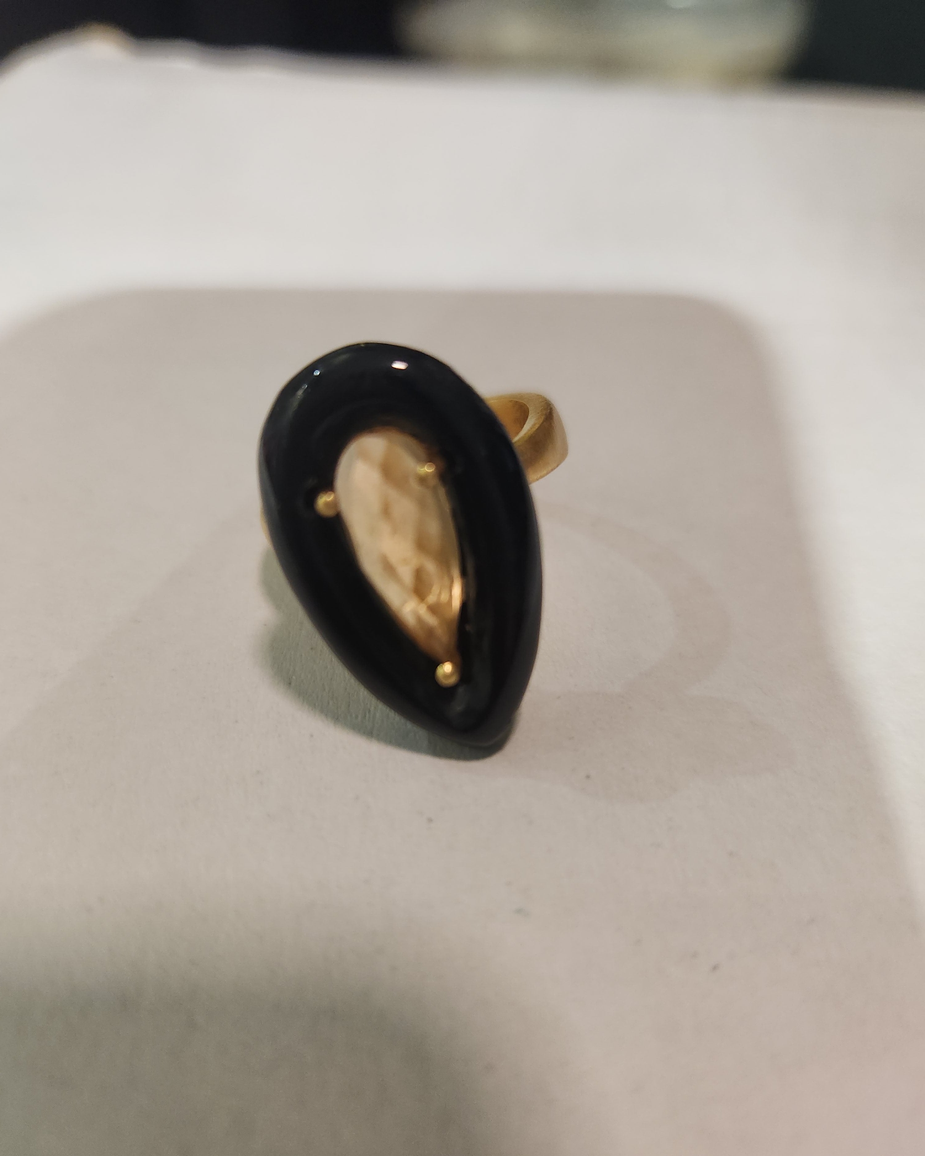 BOHEME BY VERO | Pear/ Rectangle Ring | Small