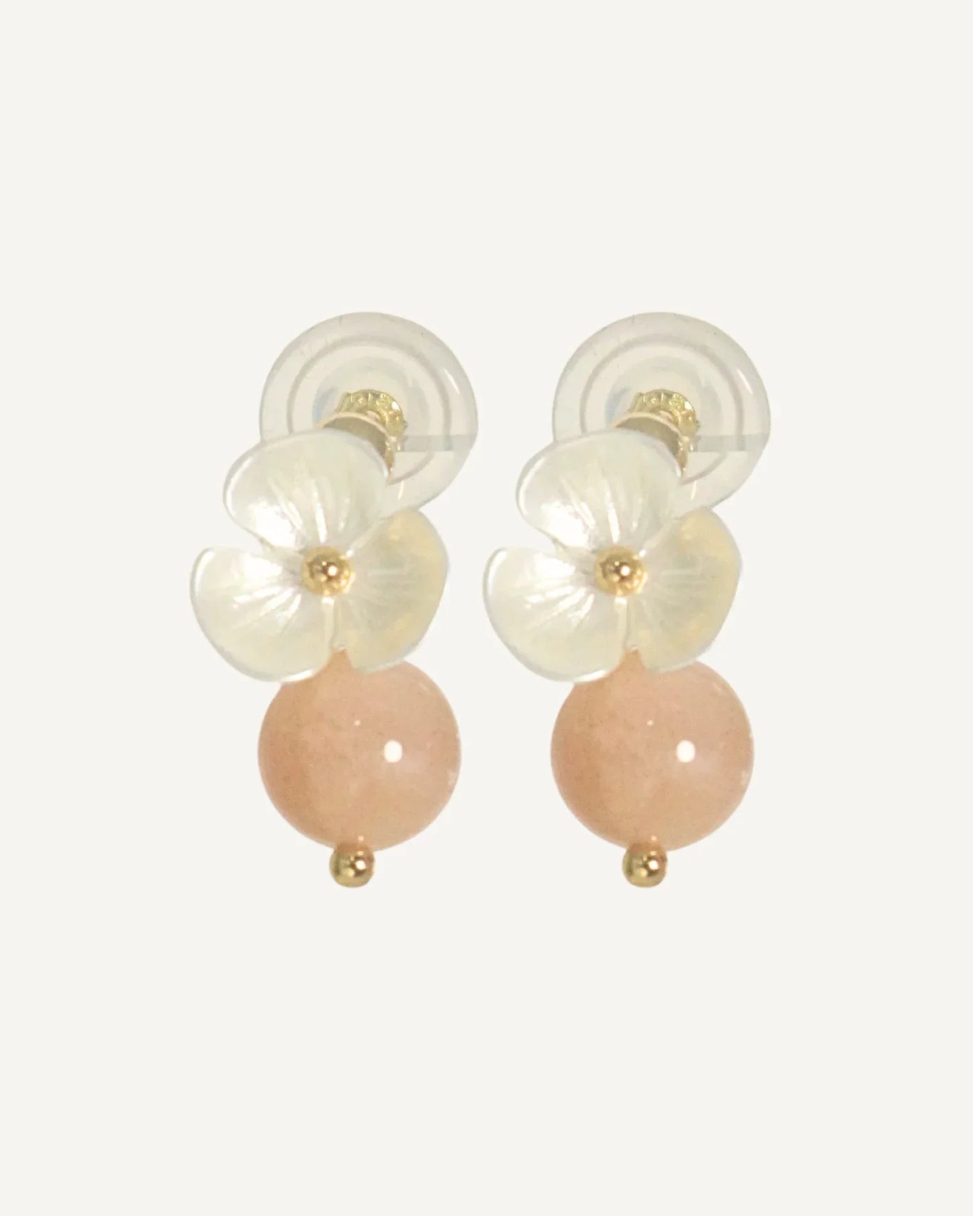 THE ANTECEDANT STORE | E - Floral Series Sunstone Earrings