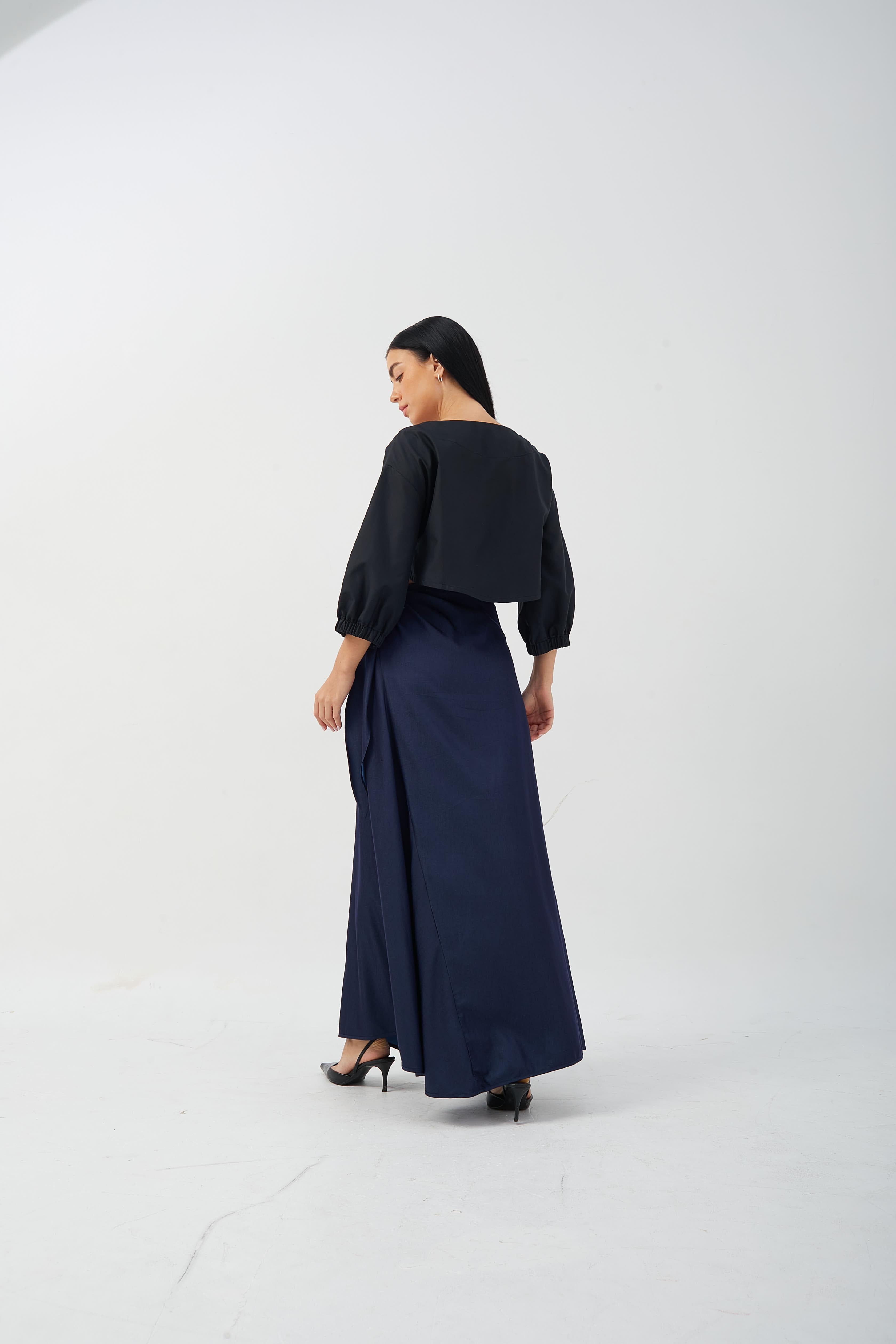 CAELI ECO LUXE | Side Tie Wrap Skirt