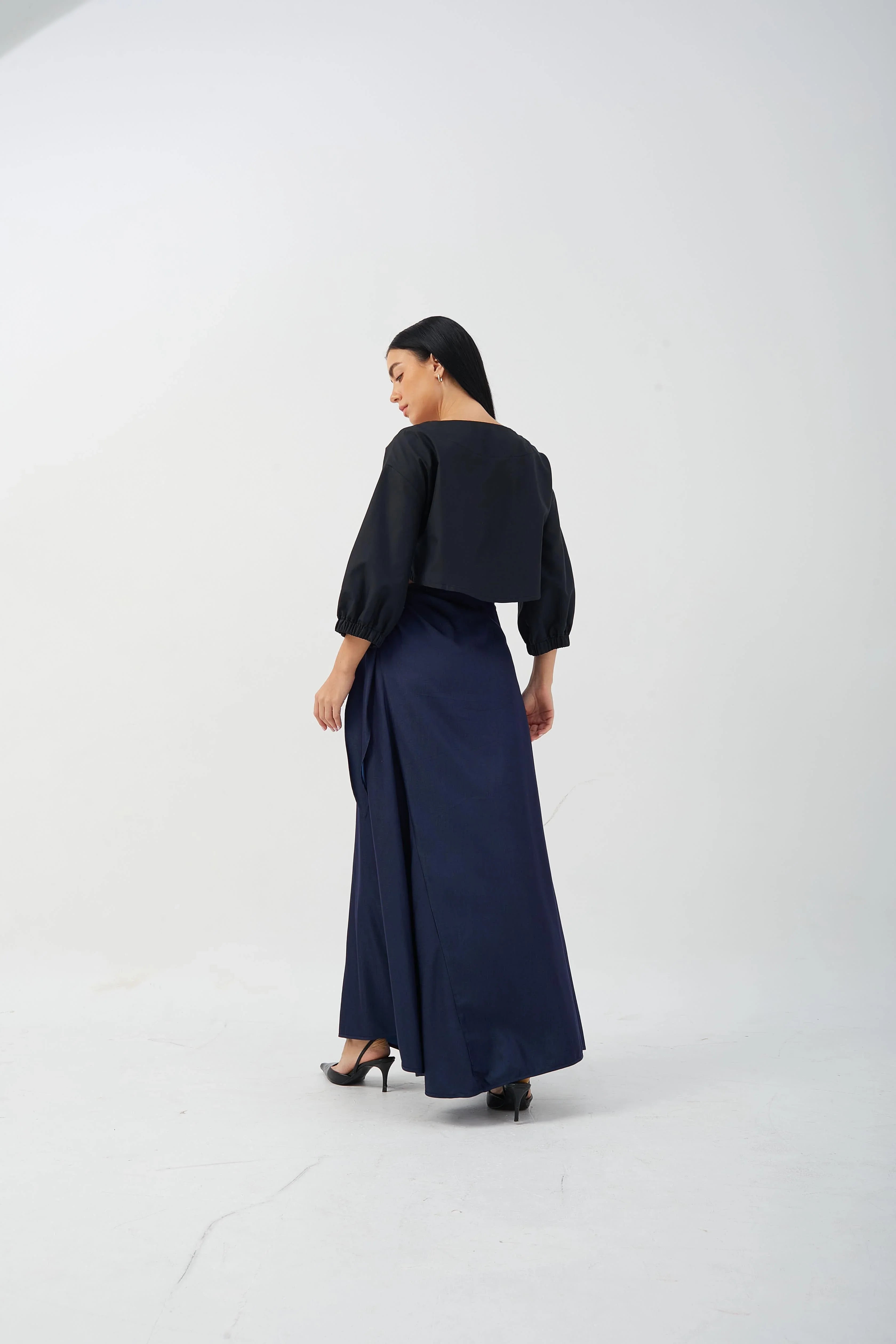 CAELI ECO LUXE | Side Tie Wrap Skirt