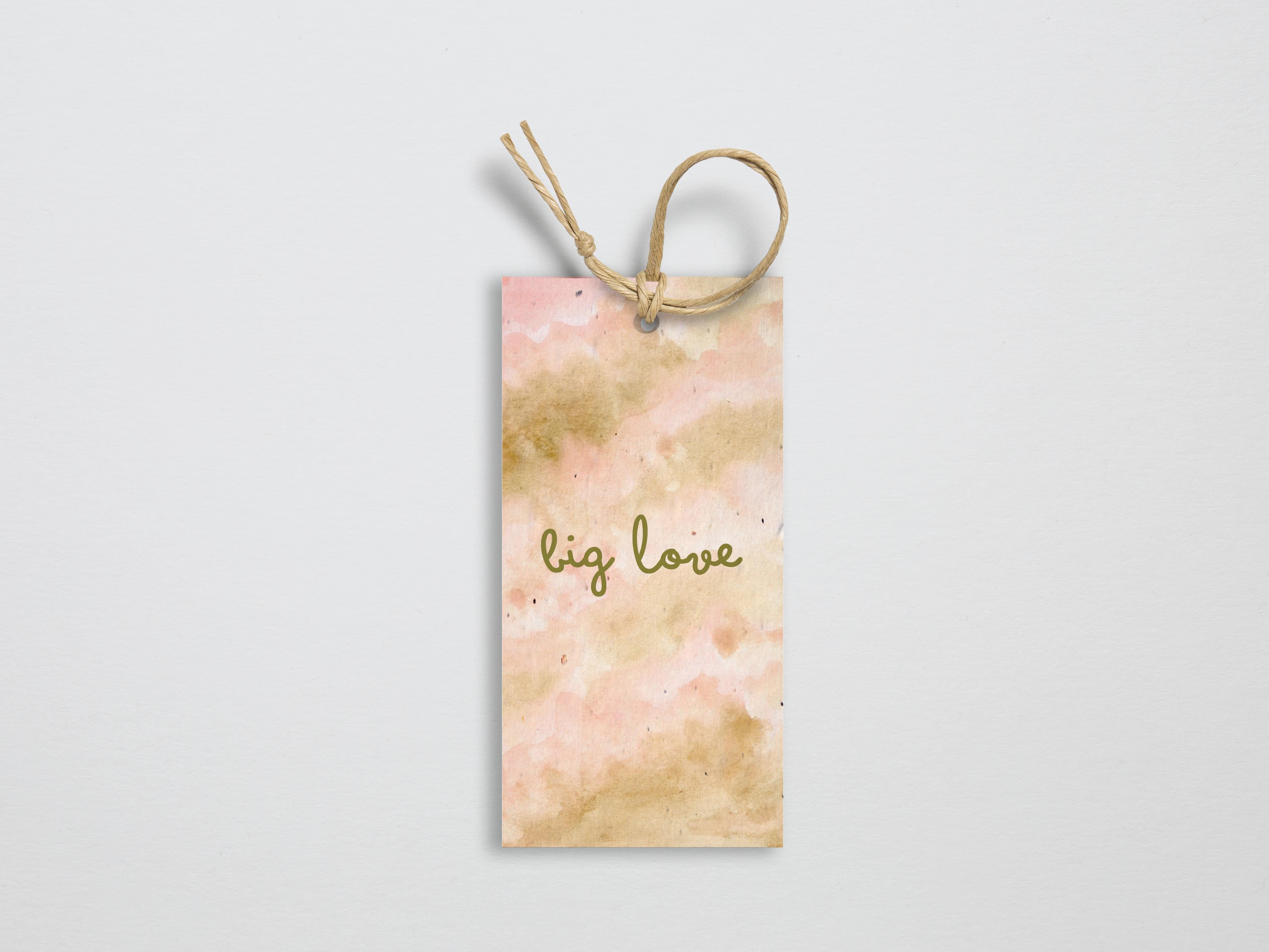 PURPLE & PURE | Plantable Seed Gift Tags – Set of 10 (Big Love)