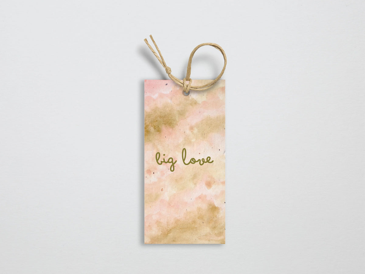 PURPLE & PURE | Plantable Seed Gift Tags – Set of 10 (Big Love)