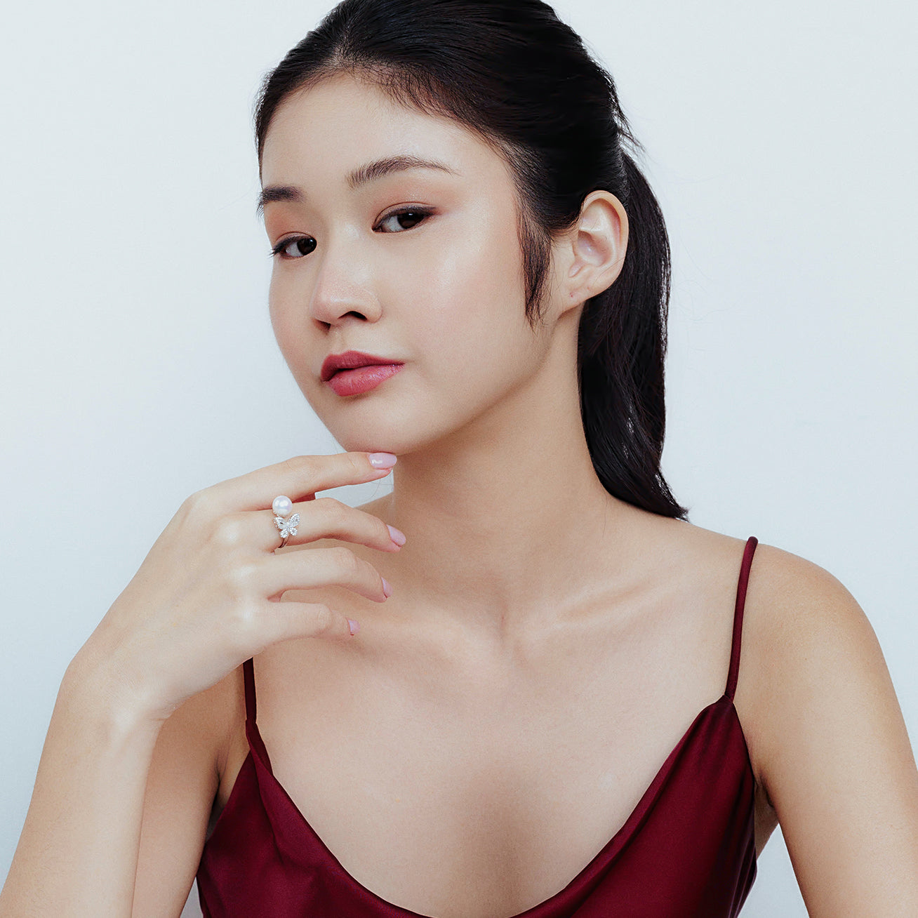 PEARLY LUSTRE | Elegant Freshwater Pearl Ring WR00080 | GARDENS