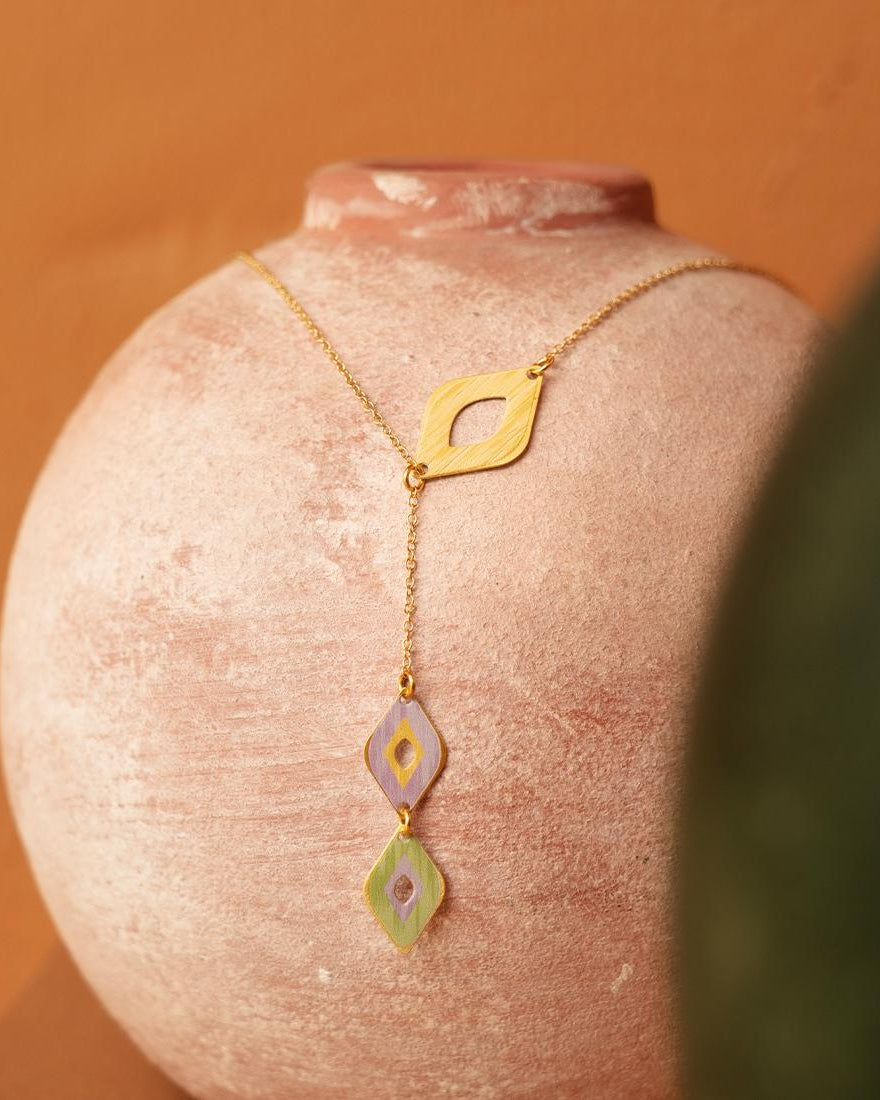 EMBRACE JEWELLERY | Diamond Ikat Necklace