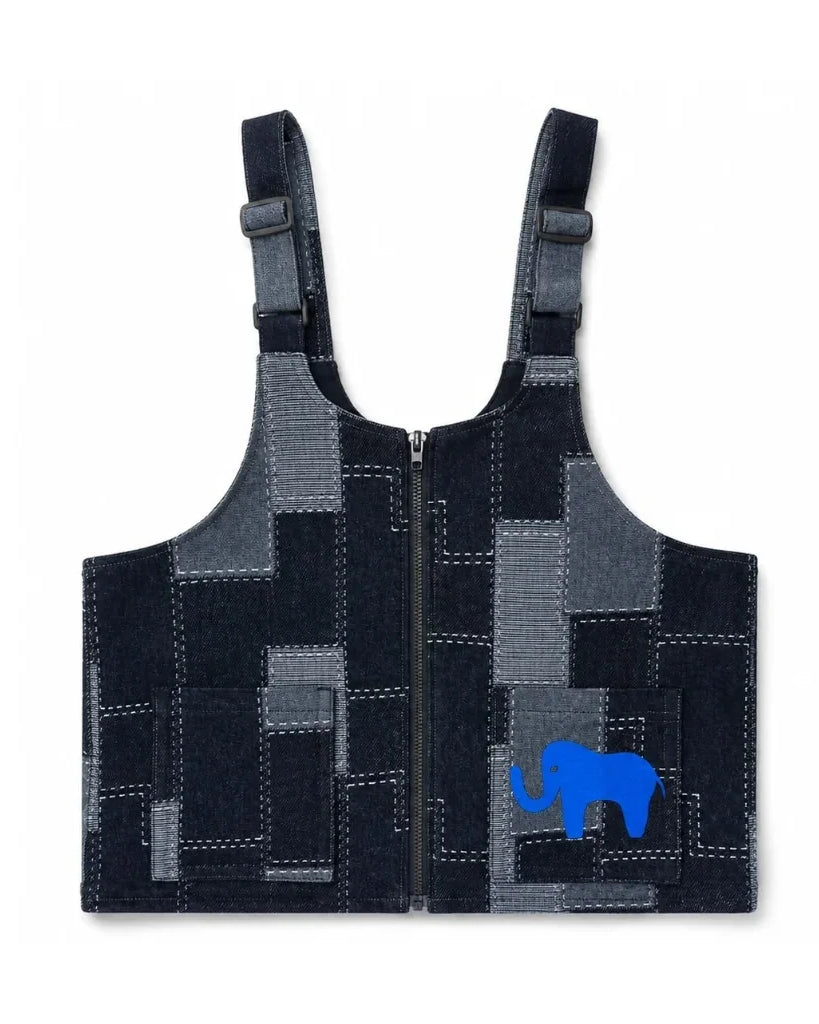MANDAI WILDLIFE GROUP | SABRINAGOH - Silent Giants Convertible Denim Vest Bag