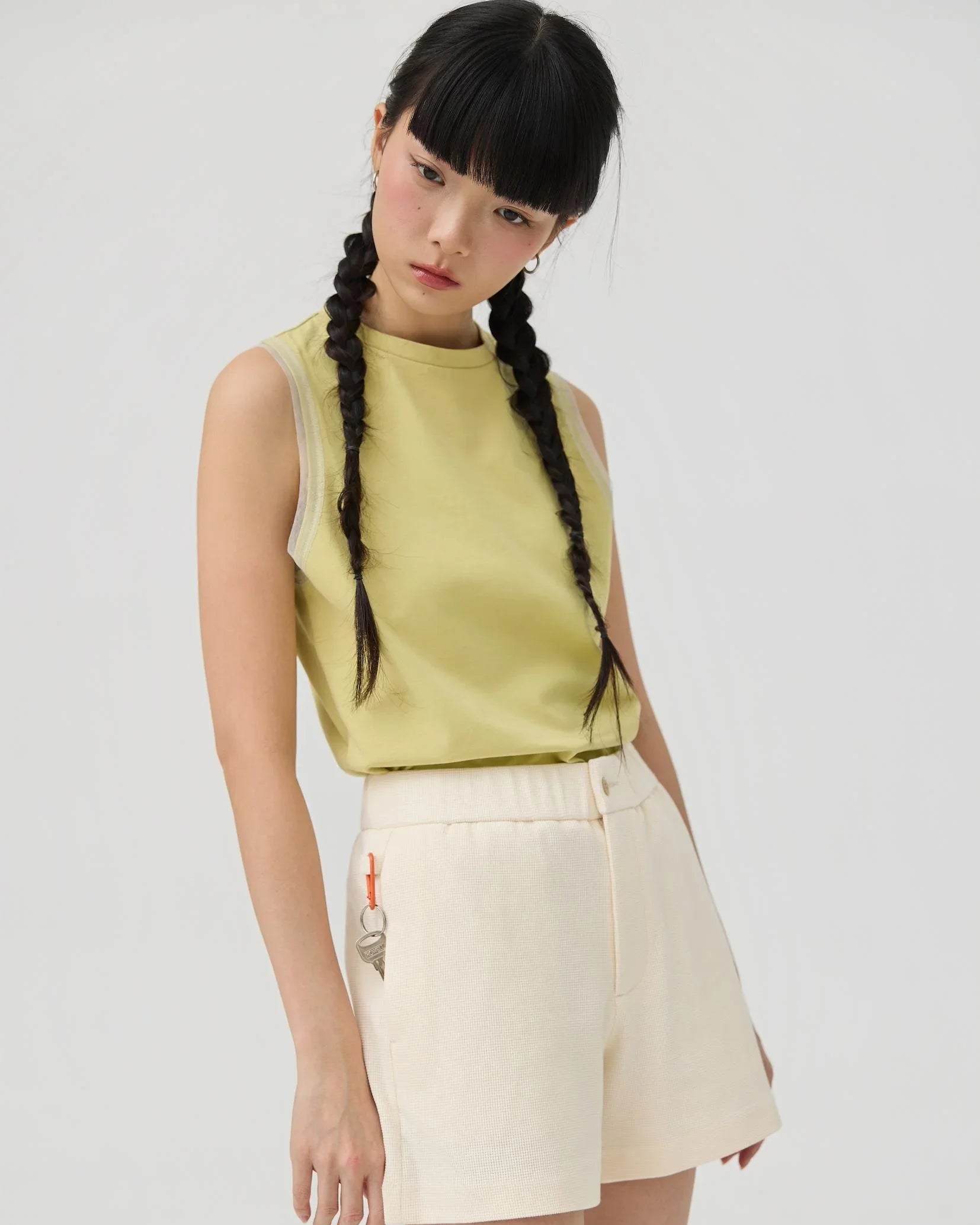 3EIGHTH | Yuru Knit Shorts | Cream