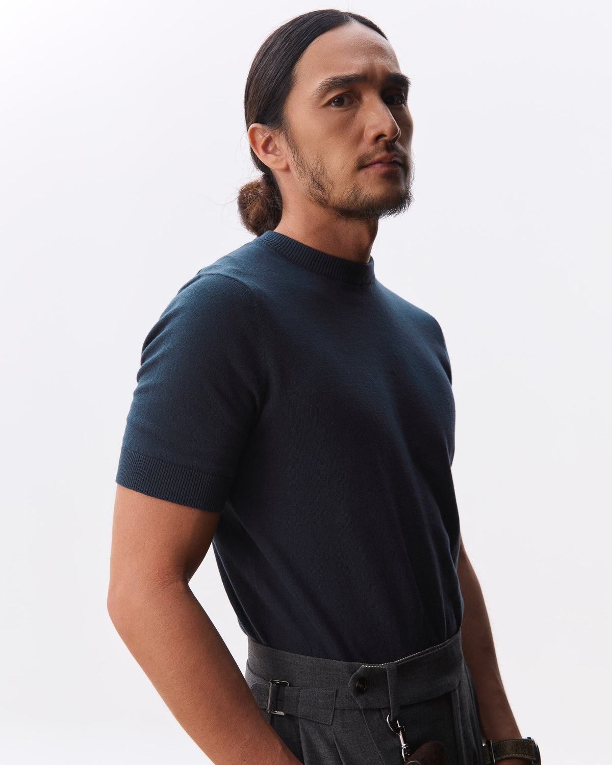HOUSE OF HOUSE OF ANON PTE. LTD | Otto Mock Neck Knit Top - 100% Cotton