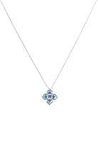RARE BIRD COLLECTION | Peranakan Floral Pendant - Silver Pixie Pomp