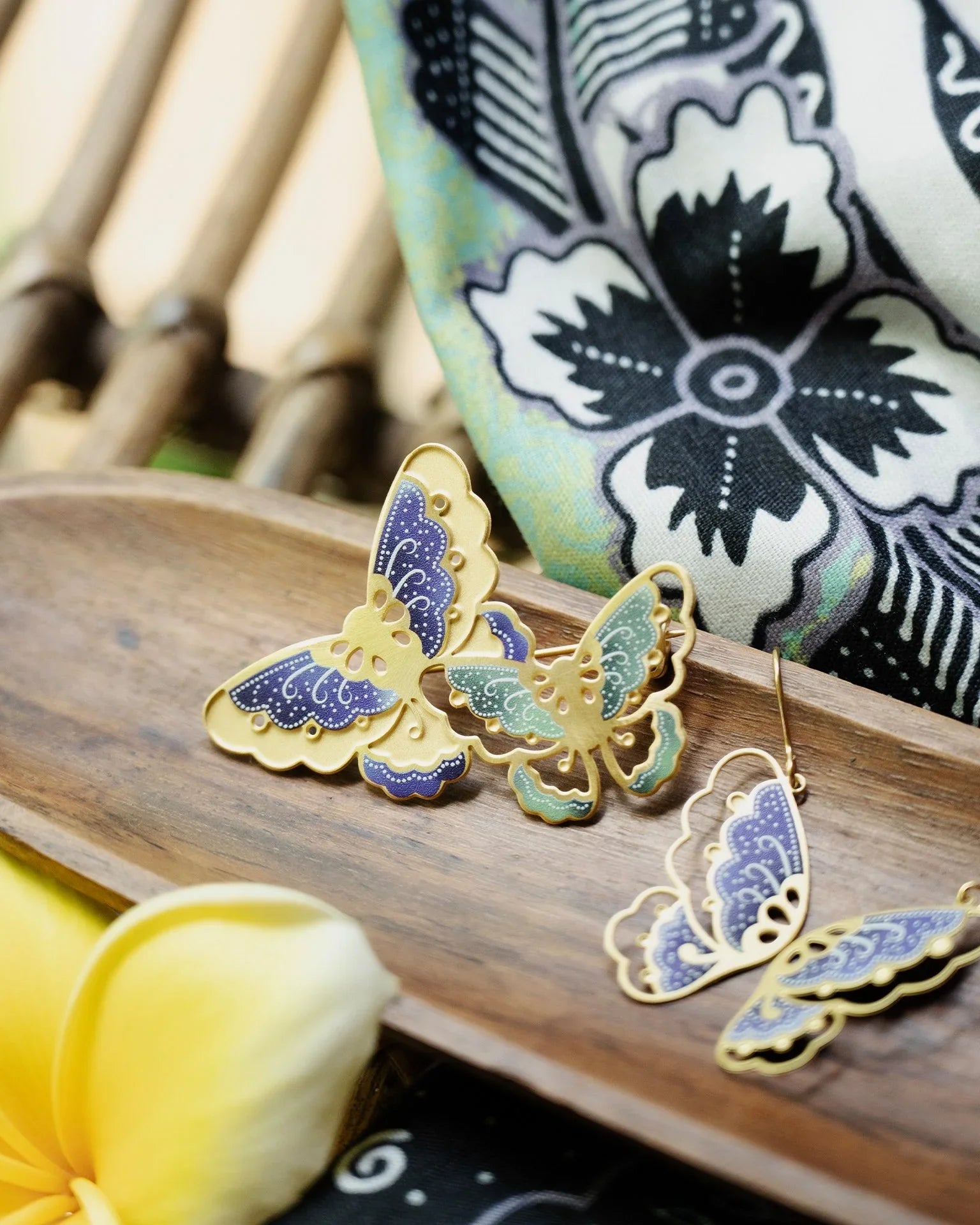 EMBRACE JEWELLERY | Batik Butterfly Brooch