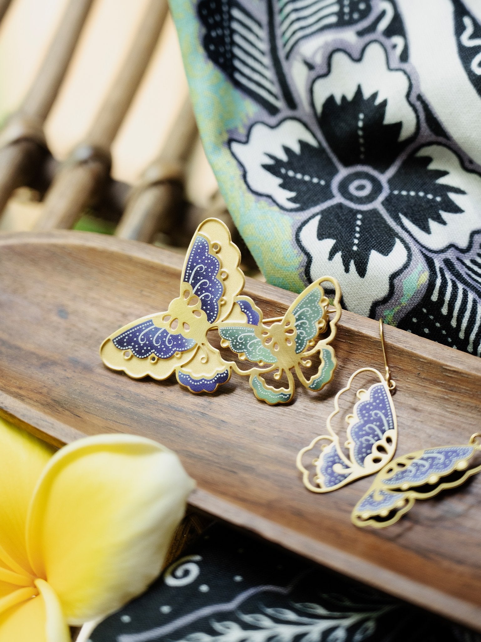 EMBRACE JEWELLERY | Batik Butterfly Brooch
