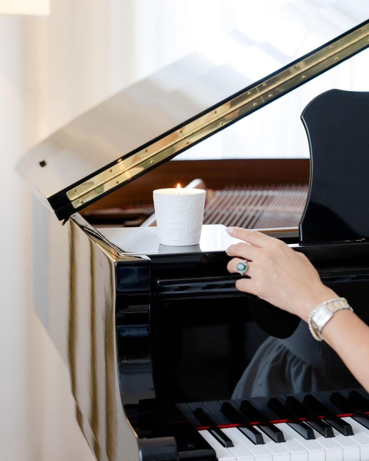 TEMPLE CANDLES | Chinoiserie Ceramic Candle