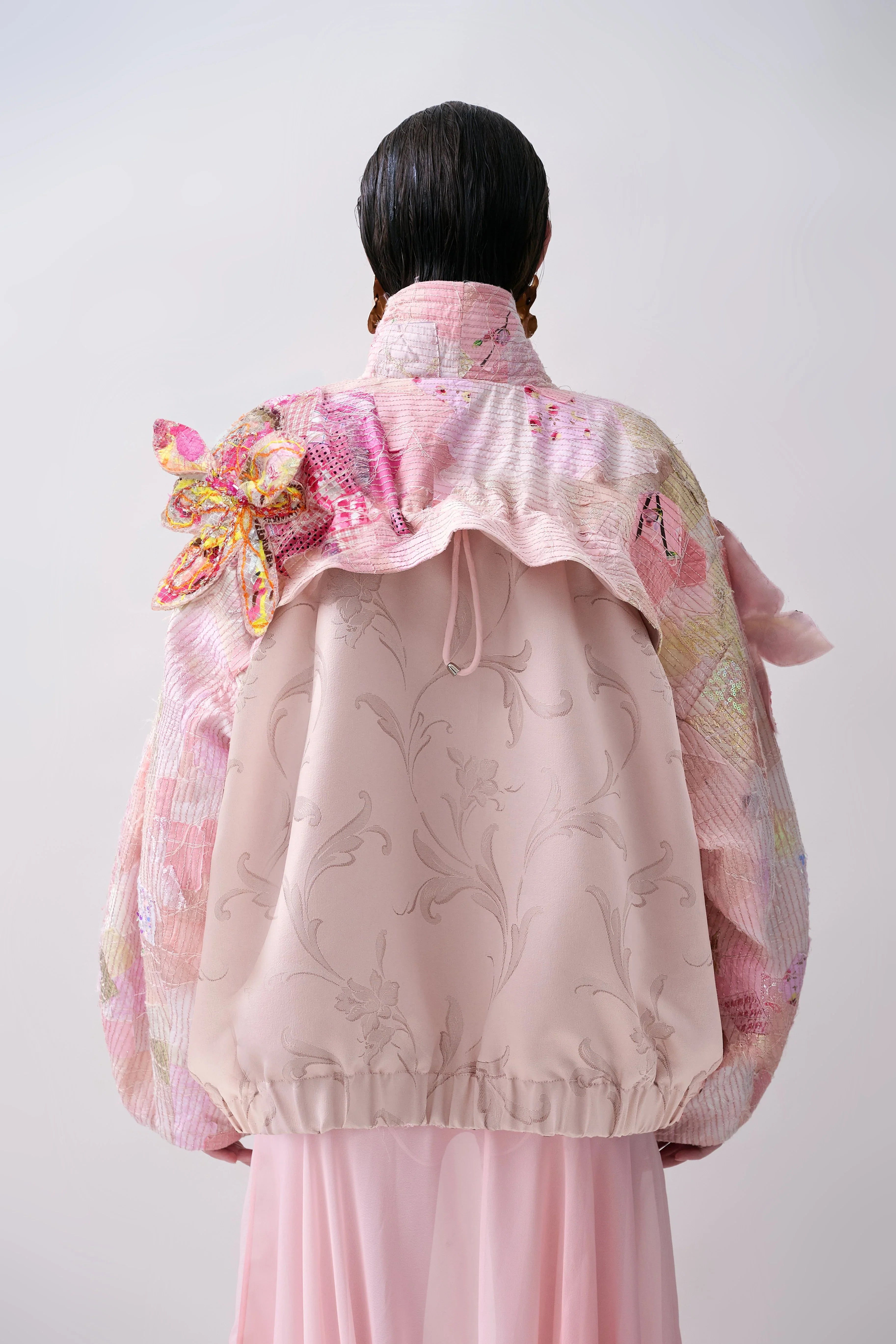 KHAAR | March Flower Bomber Jacket