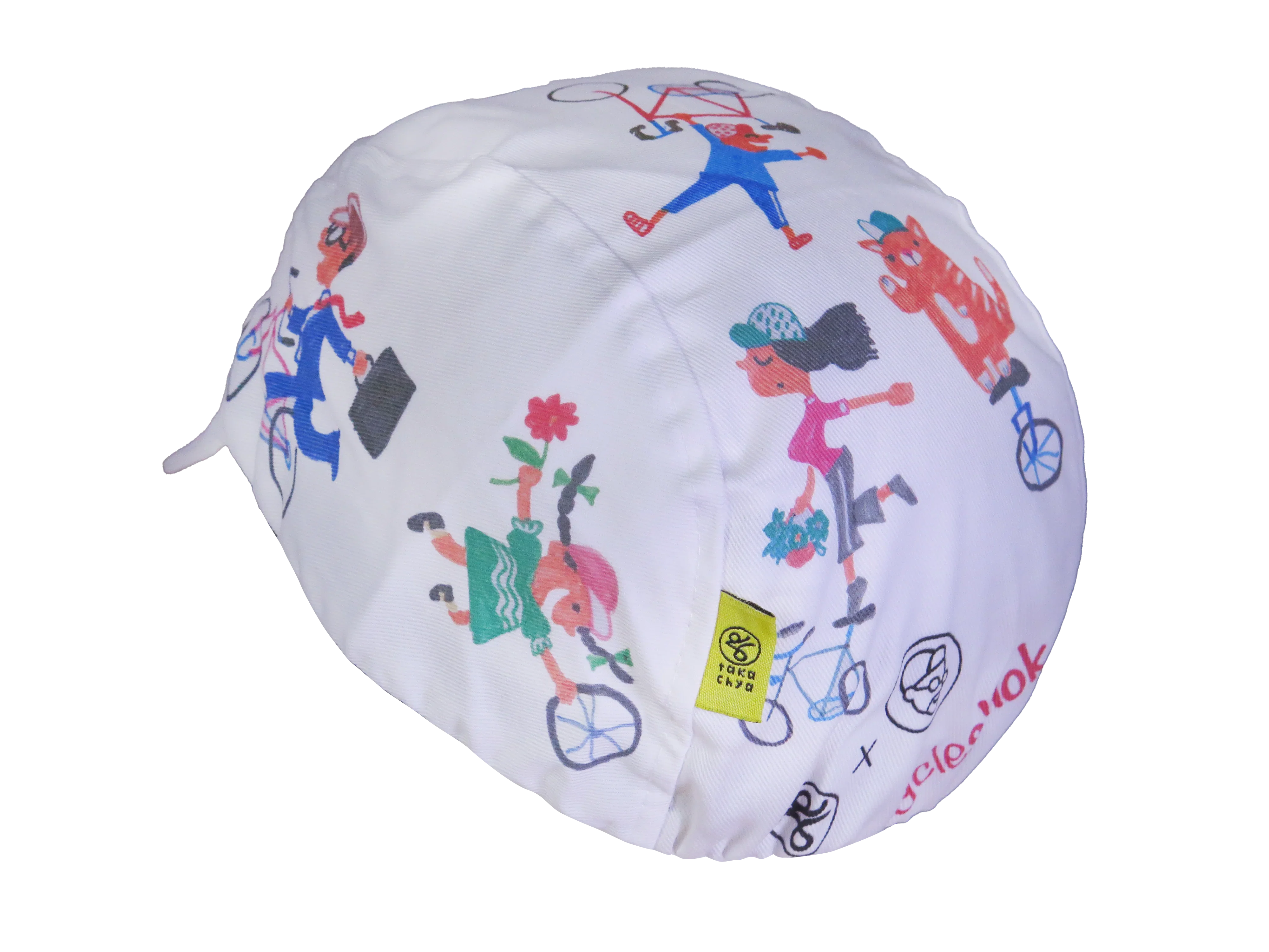 A DESIGN BY TAKACHYA | Faizal Caricatures x TKC CycleShiok! Cycling Cap