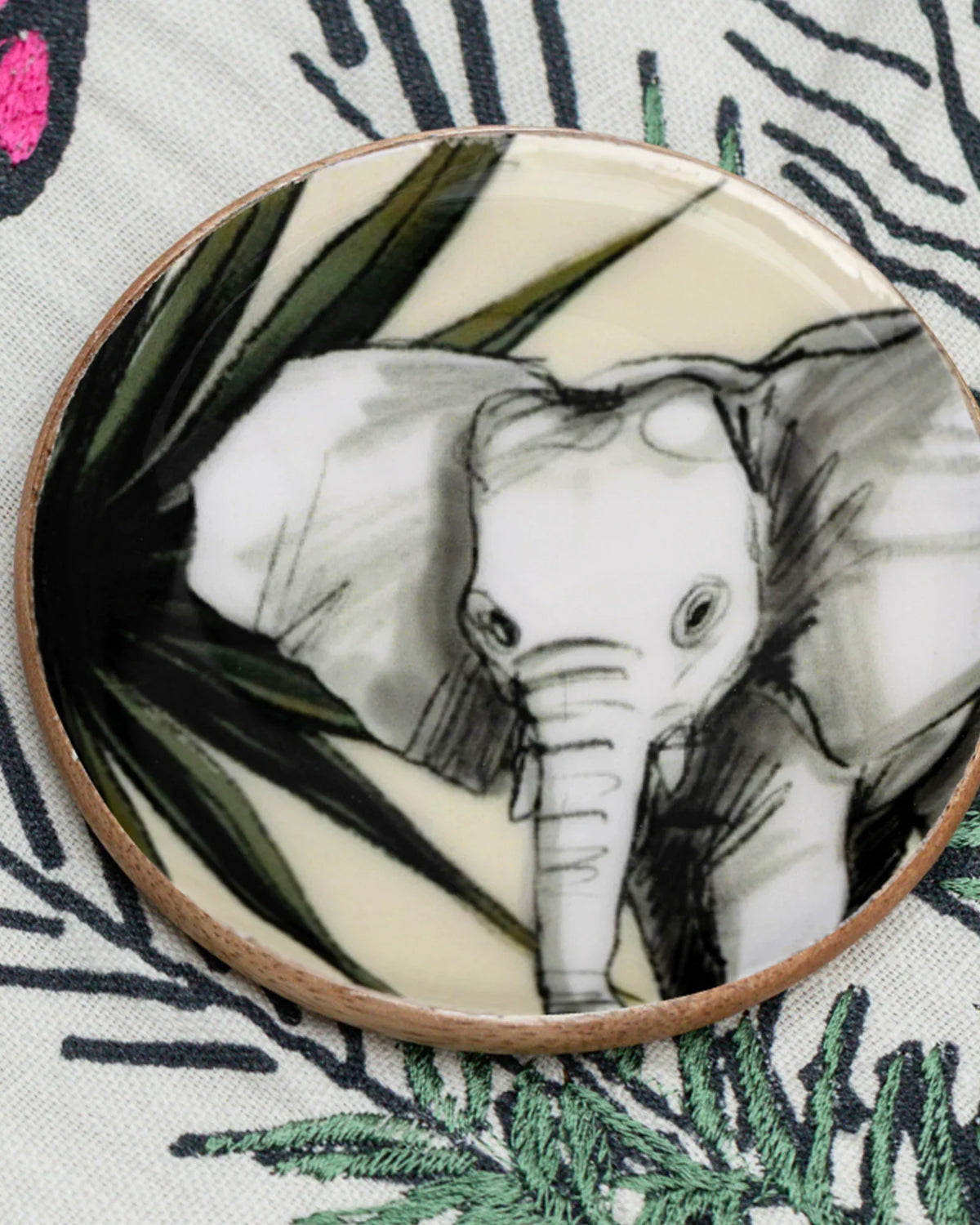 MEJA | The Les Habitants de la Brousse Coaster - Elephant