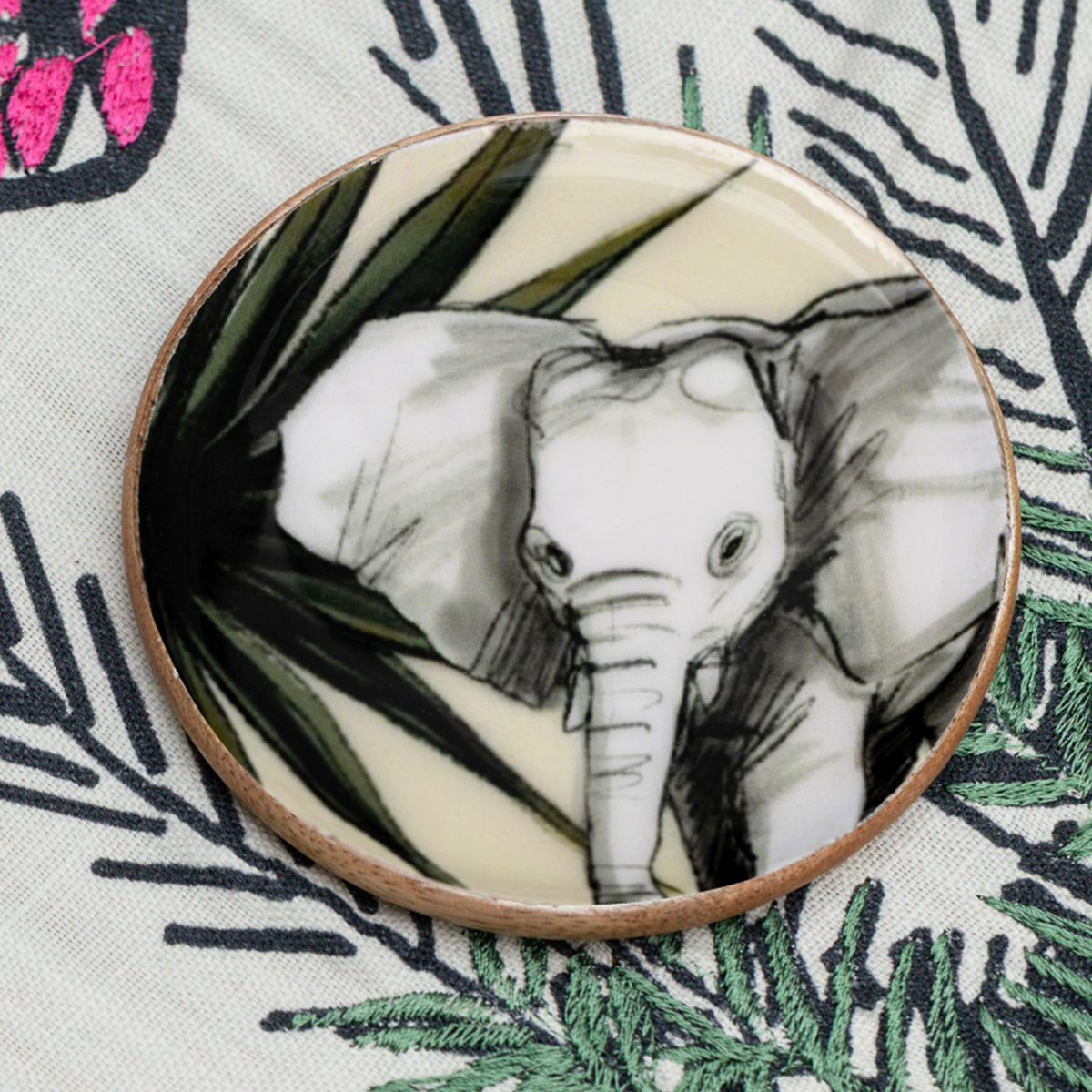 MEJA | The Les Habitants de la Brousse Coaster - Elephant