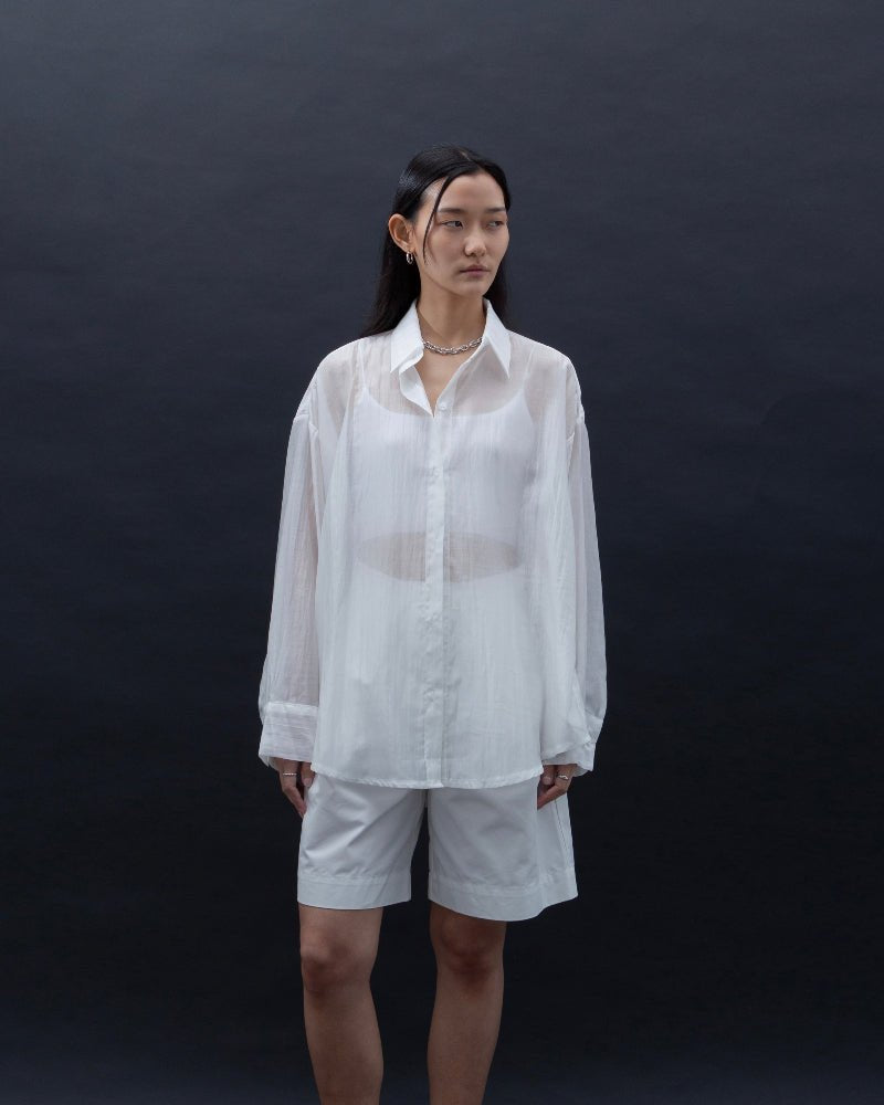 SAERO COLLECTIVE | Malgeun Tencel Shirt White
