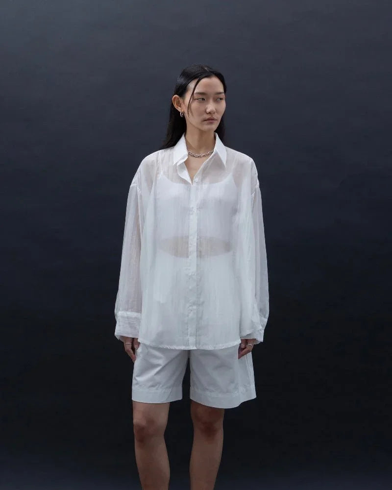 SAERO COLLECTIVE | Malgeun Tencel Shirt White