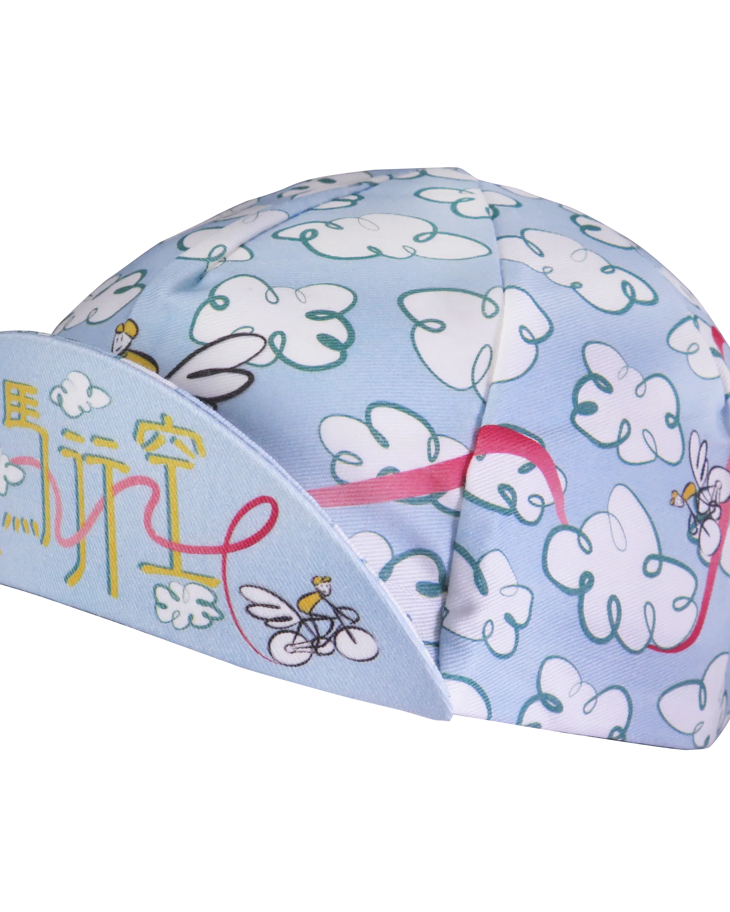 A DESIGN BY TAKACHYA | Cycling Cap - Flying Unicorn Sky Blue
