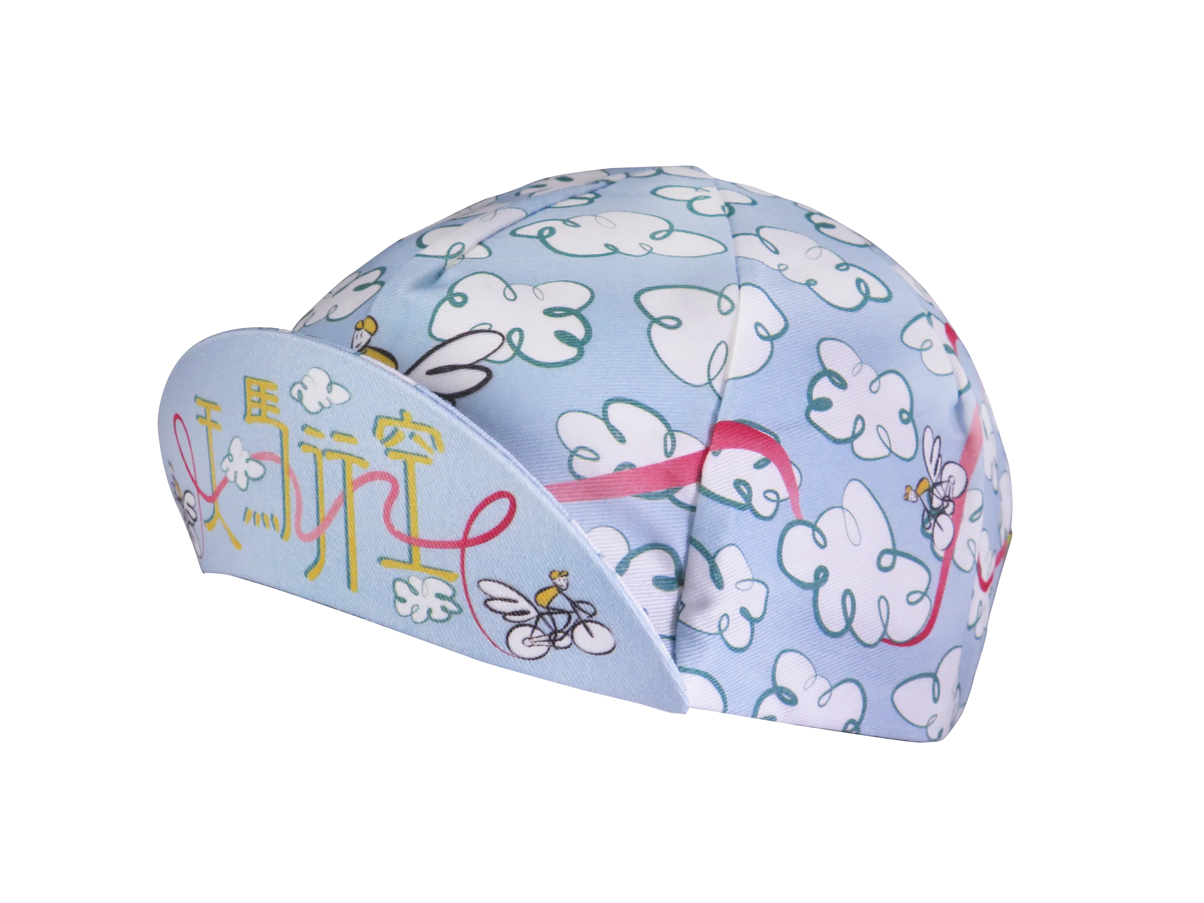 A DESIGN BY TAKACHYA | Cycling Cap - Flying Unicorn Sky Blue
