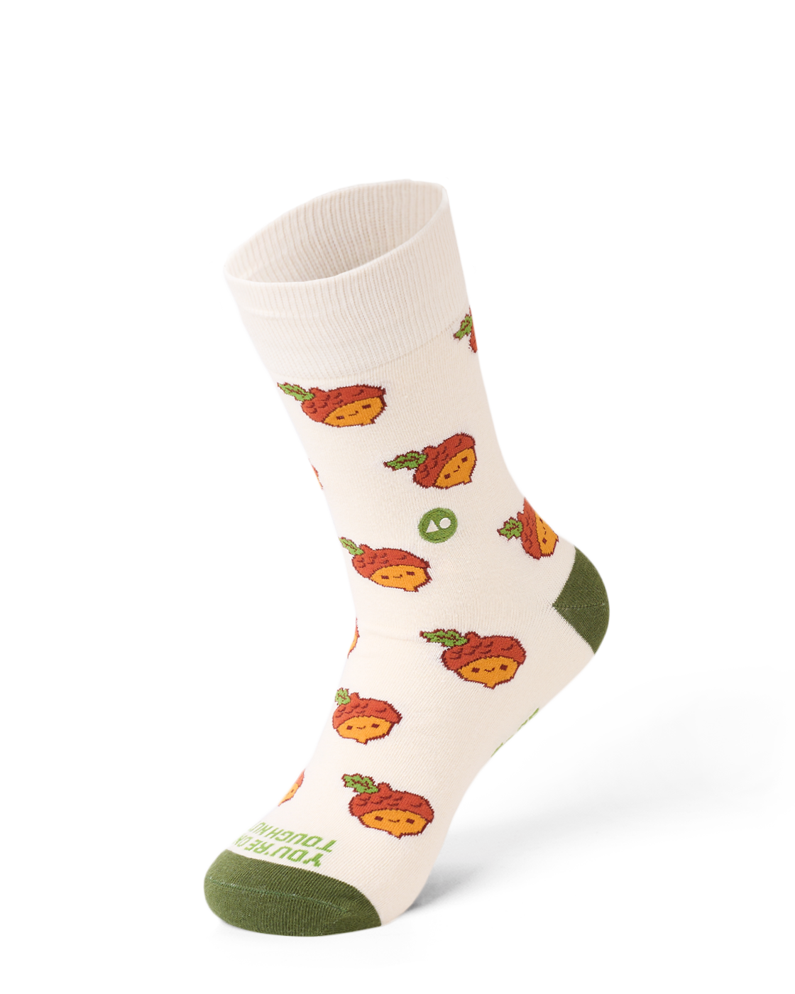 TALKING TOES | Tough Acorn Sock | Cream