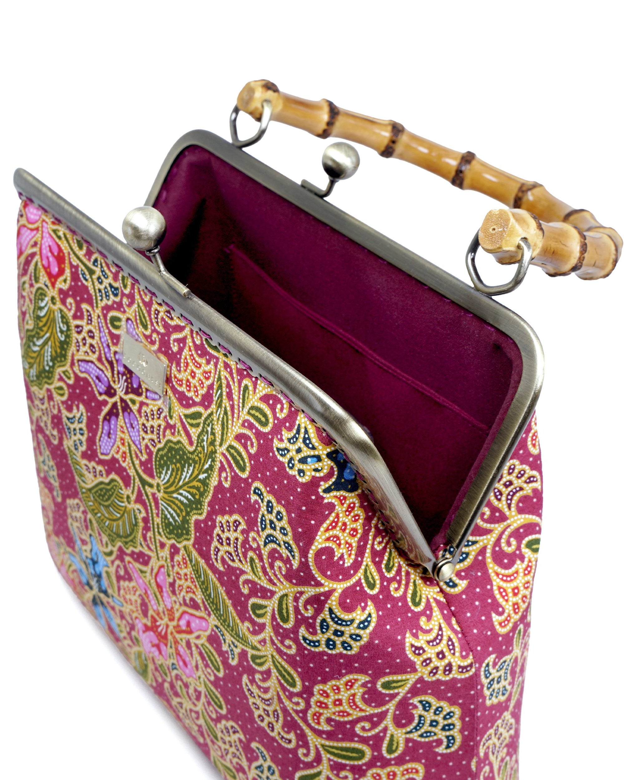 COCOONESE | Bamboo Top Handle Bag - Orchid (RD)