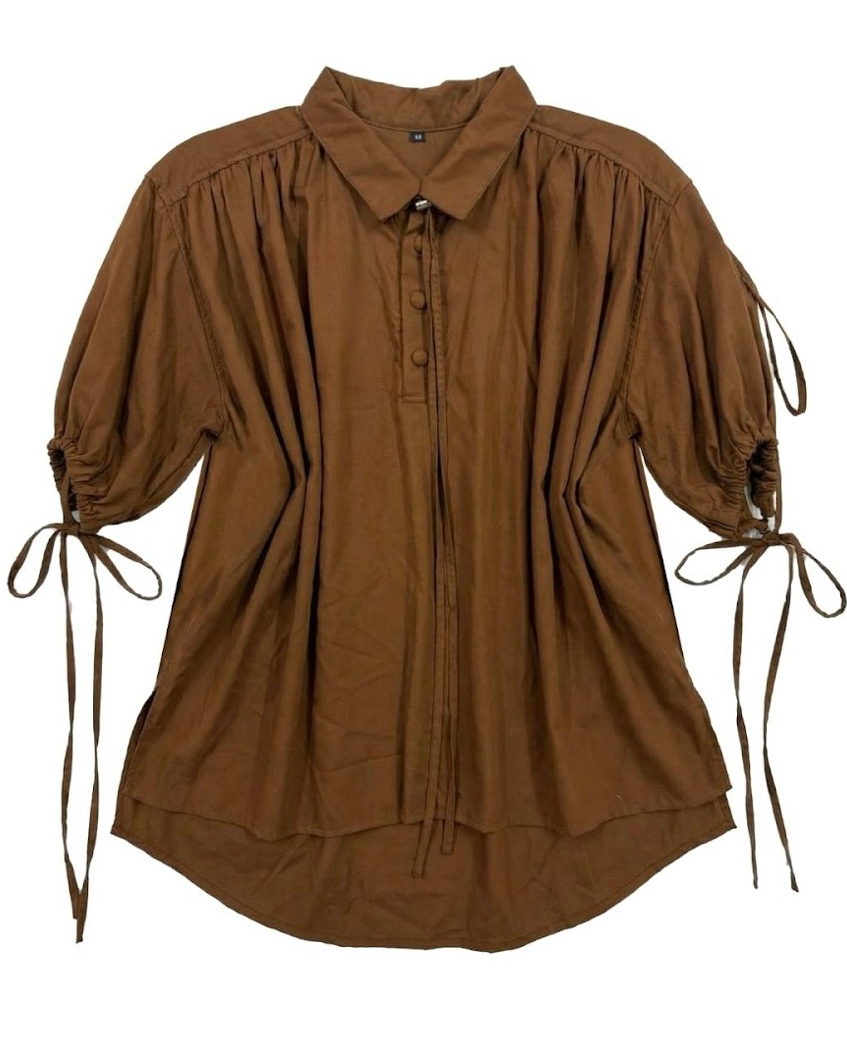 STUDIOMORAL | Oversized String Shirt Short Sleeve