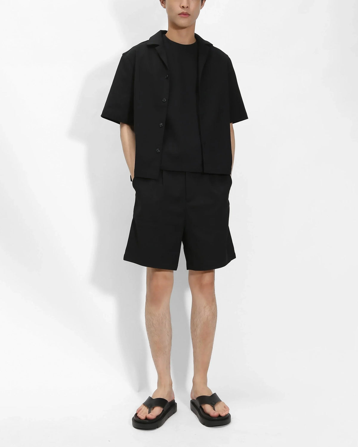 RYMH STUDIO | Pleated Shorts 001