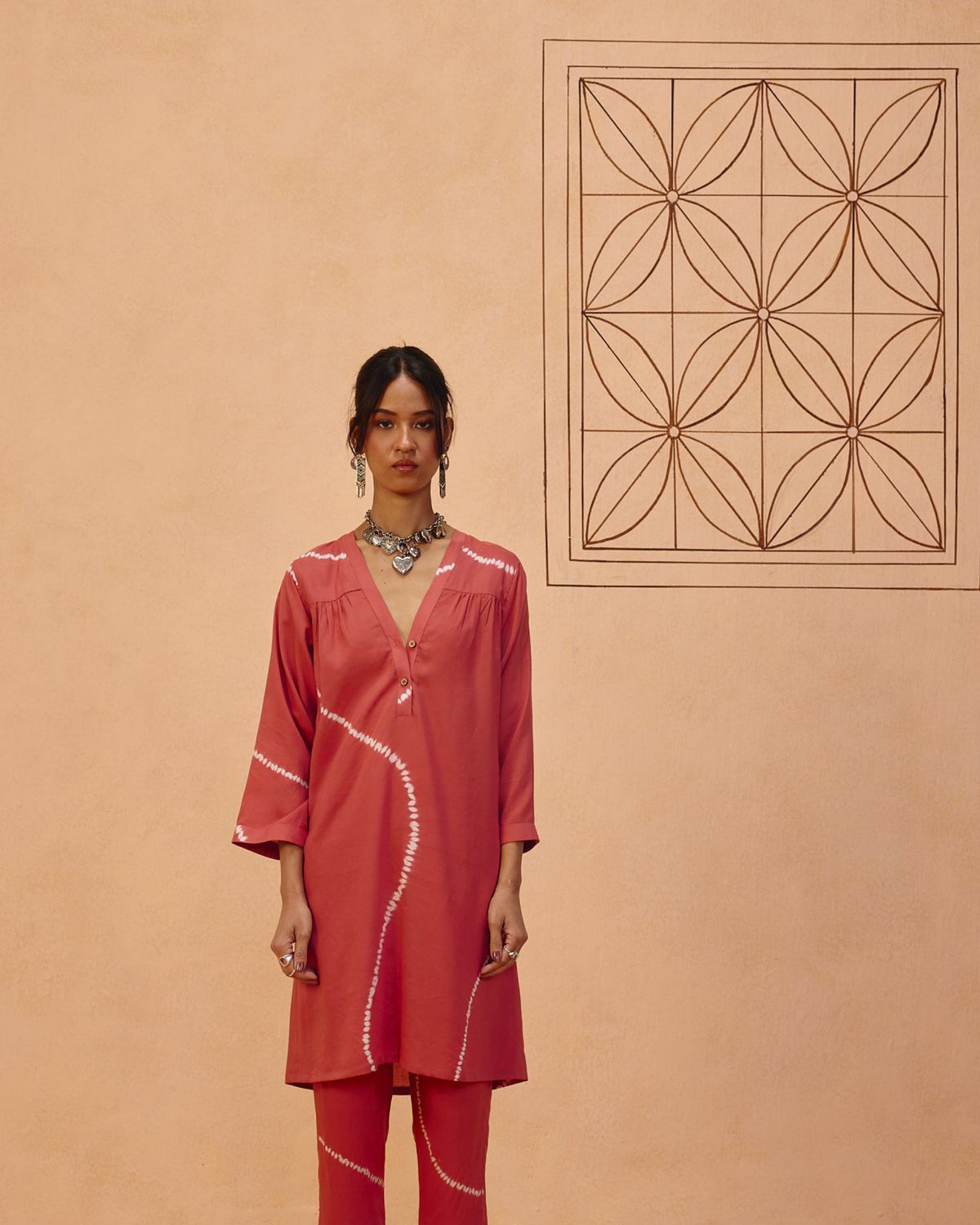 SUI | Rosy Earth Lyocell Kurta