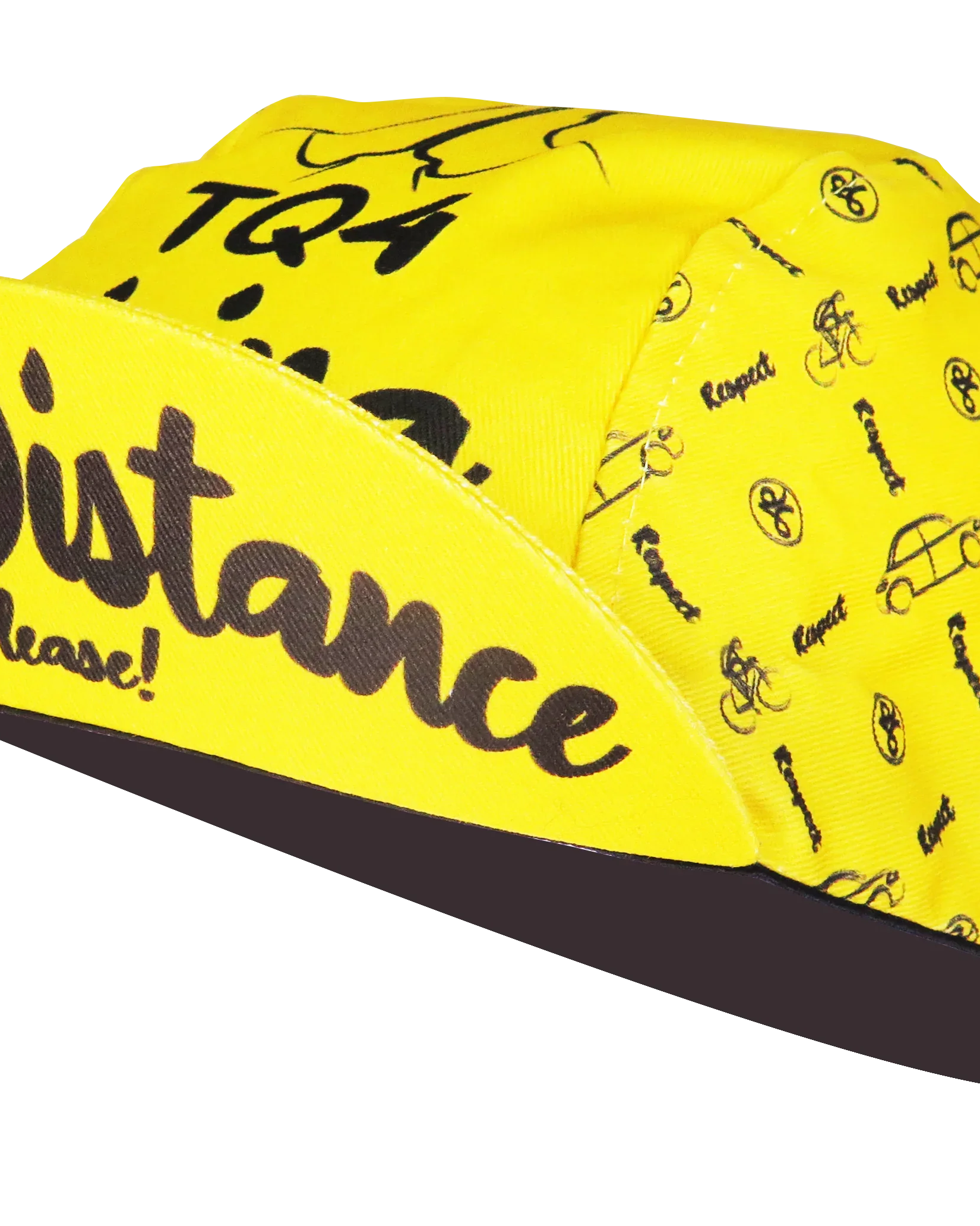 A DESIGN BY TAKACHYA | Cycling Cap - Safe Distance Yellow