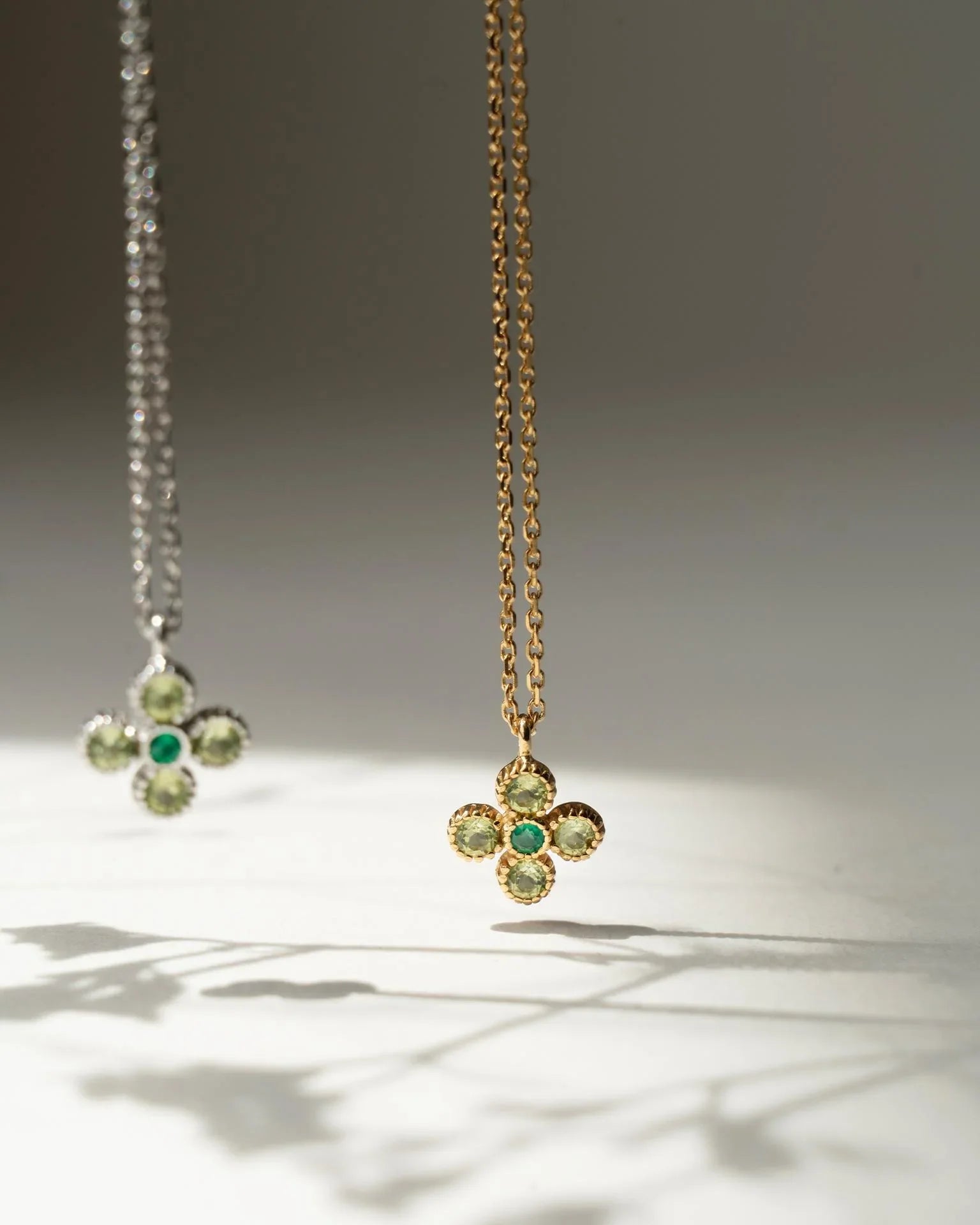 EMBRACE JEWELLERY | Gem Bloom Necklace With Peridot