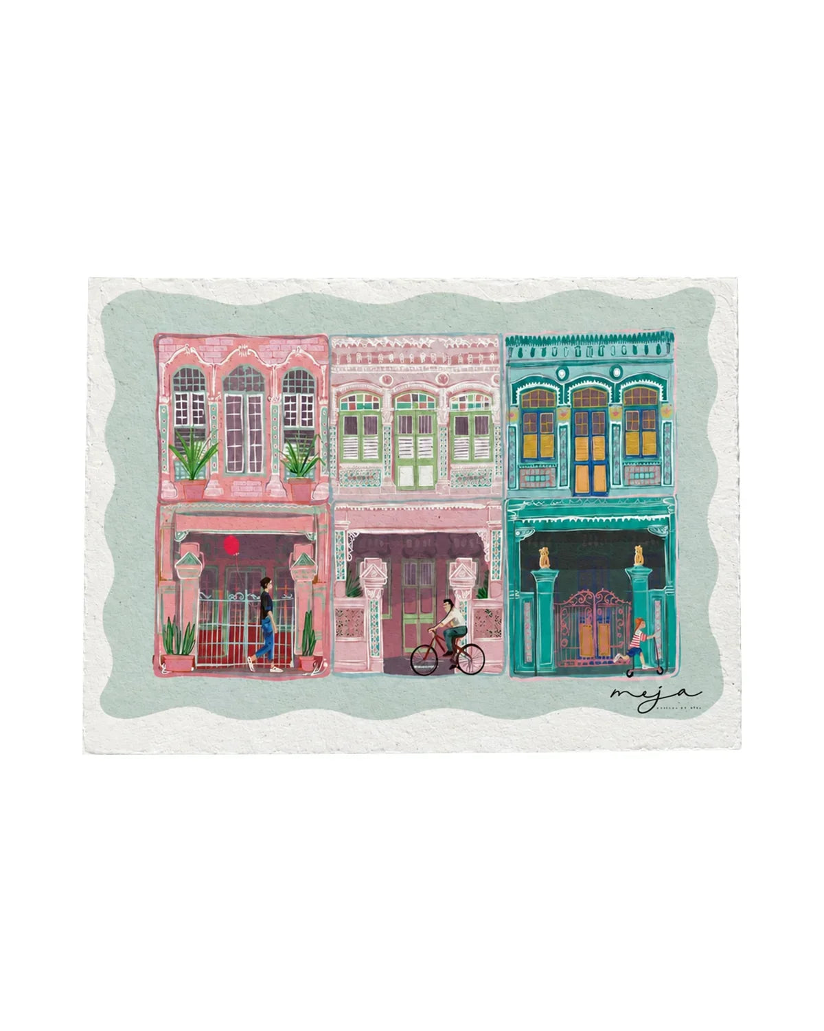 MEJA MAISON DE BALI | The Mosaique Tunas EcoMat By Meja (Set Of 2)