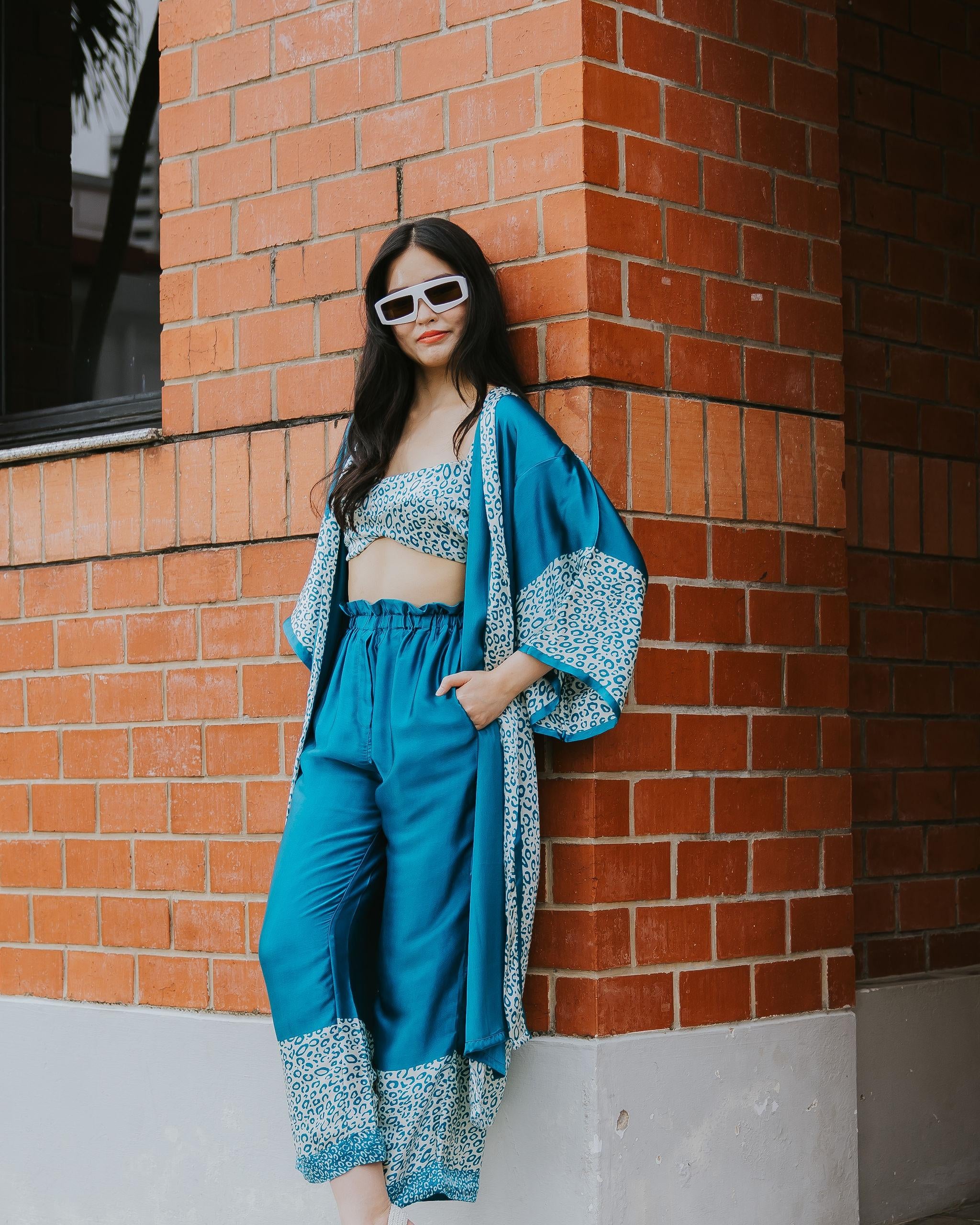 RAJA RANI | Modal Silk Long Kimono