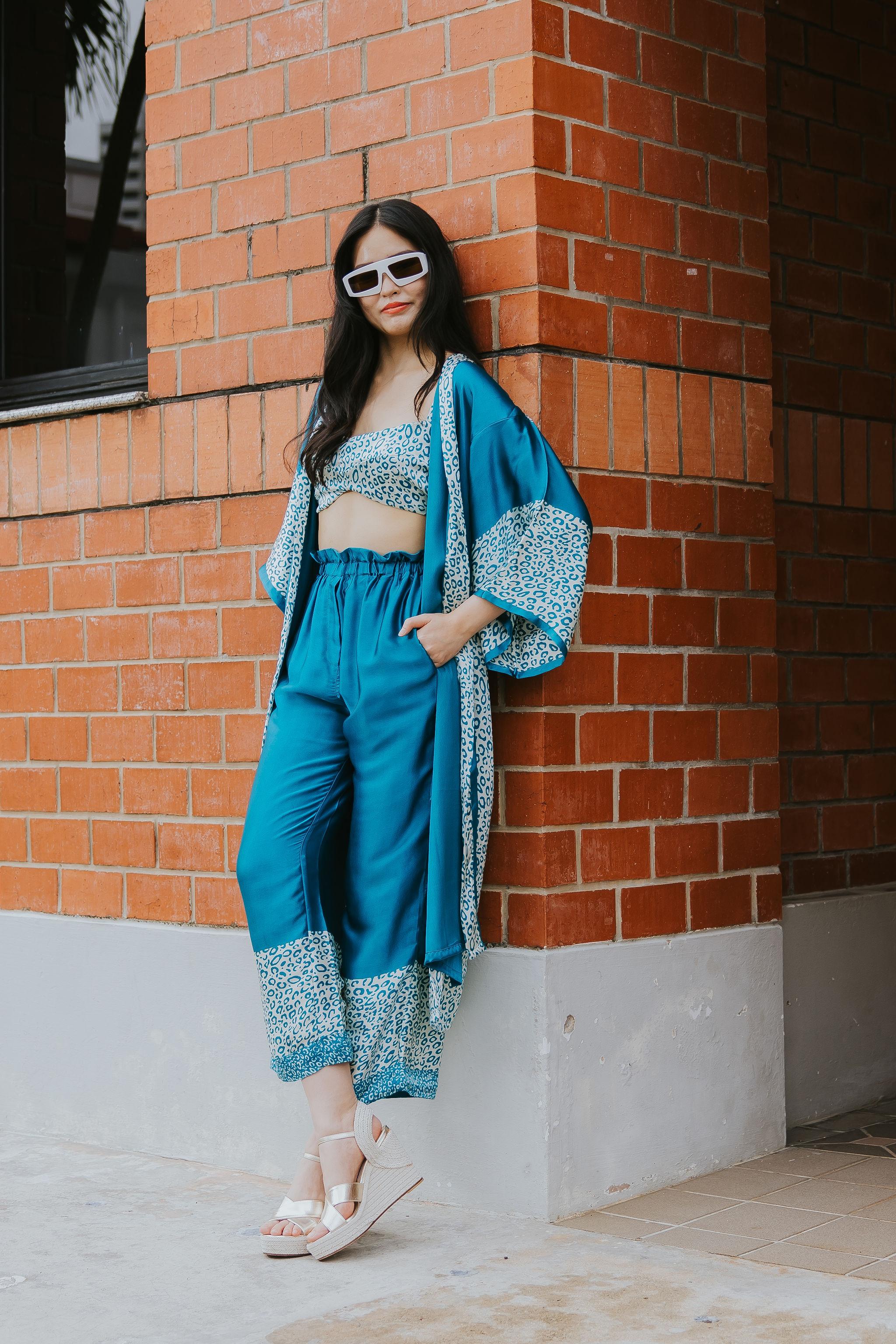 RAJA RANI | Modal Silk Long Kimono