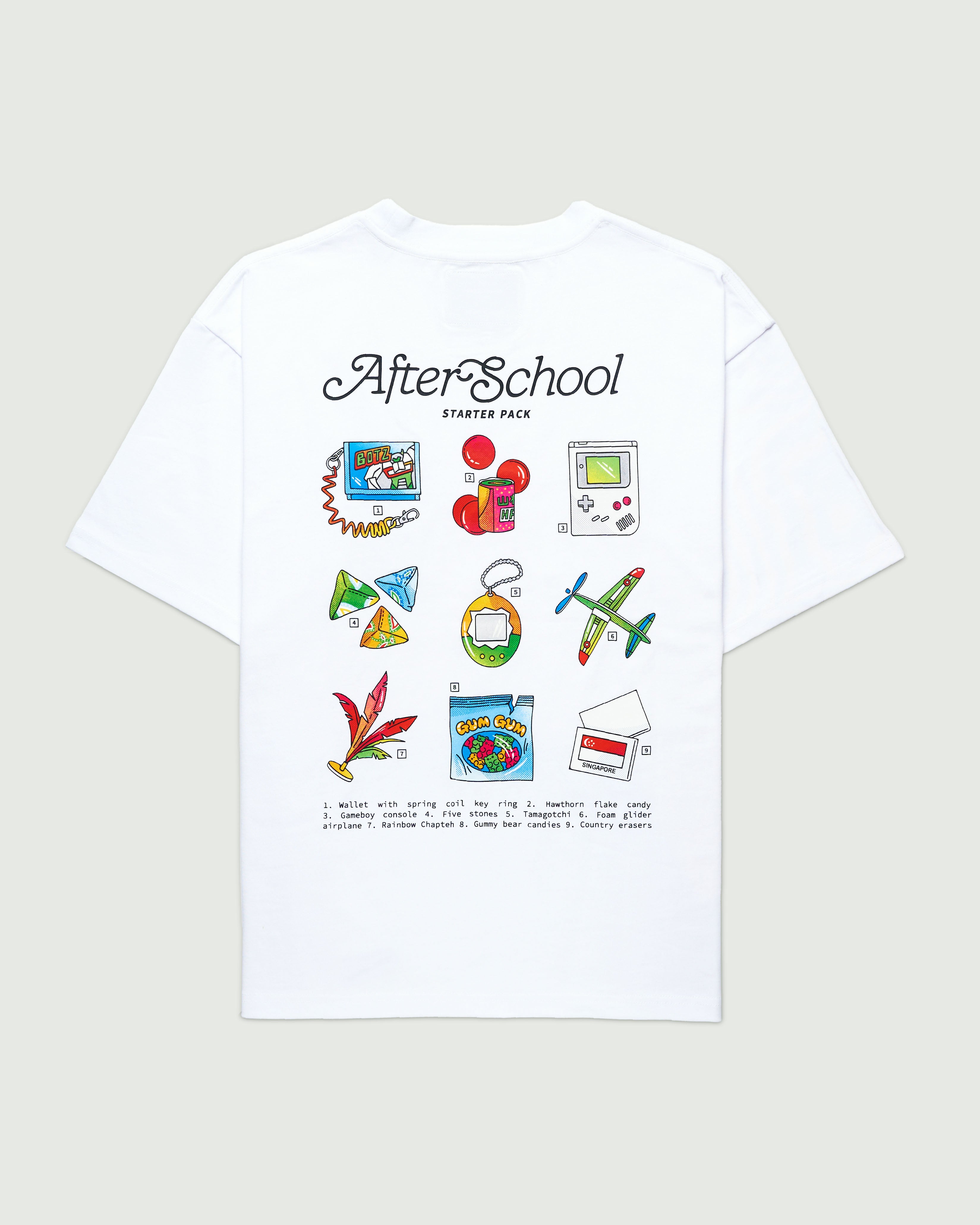 TALKING TOES | After School Oversized Tee - White