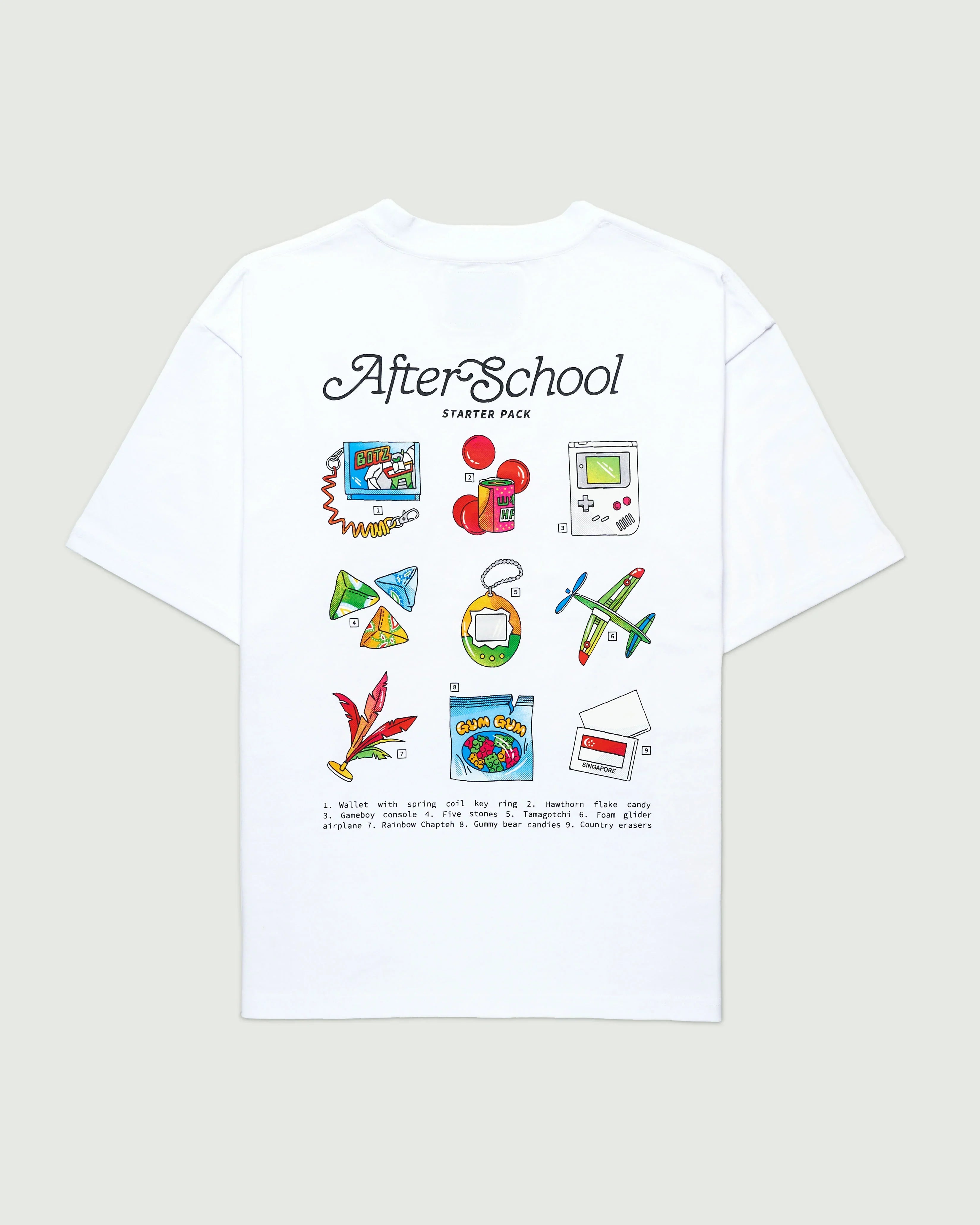 TALKING TOES | After School Oversized Tee - White