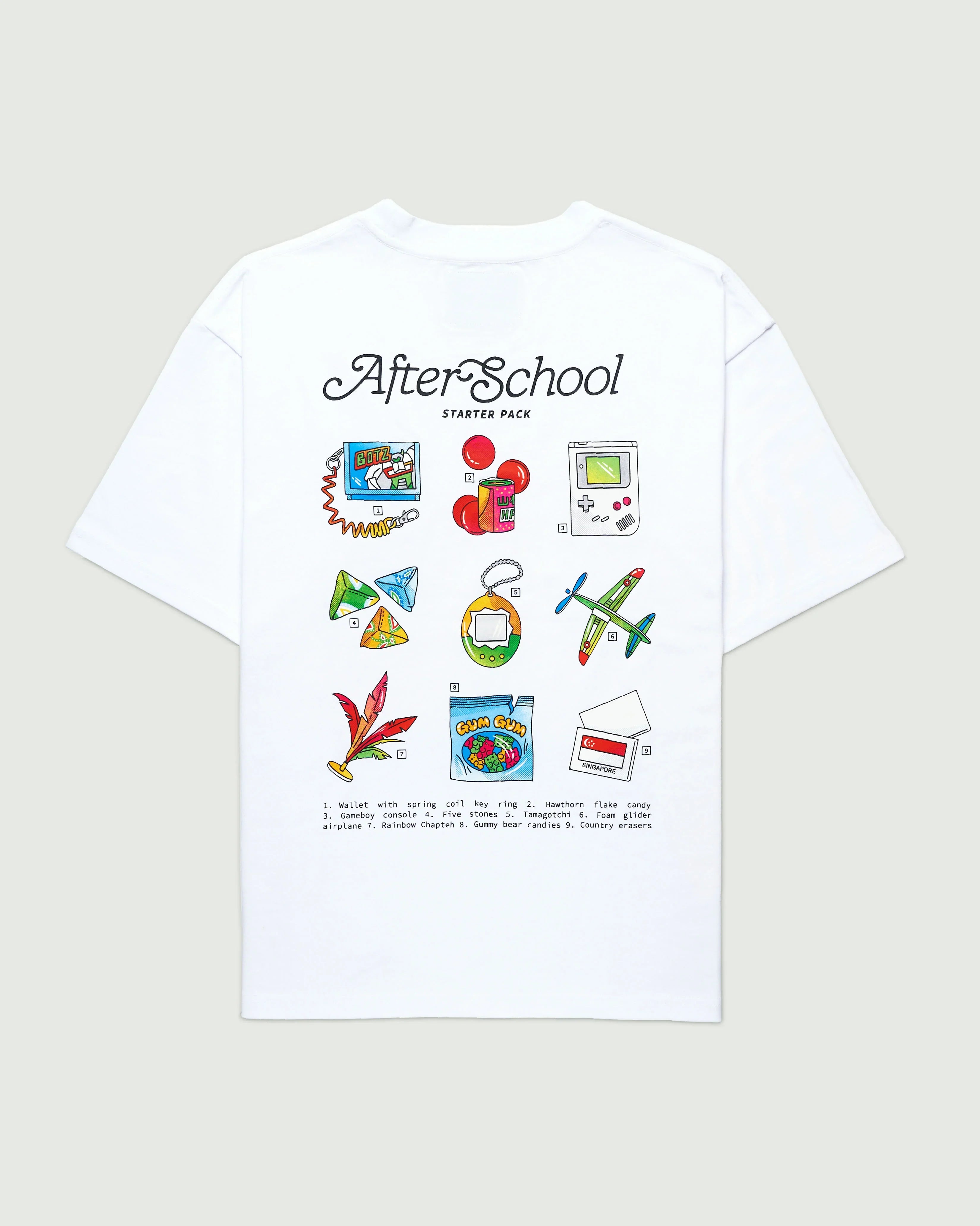TALKING TOES | After School Oversized Tee - White