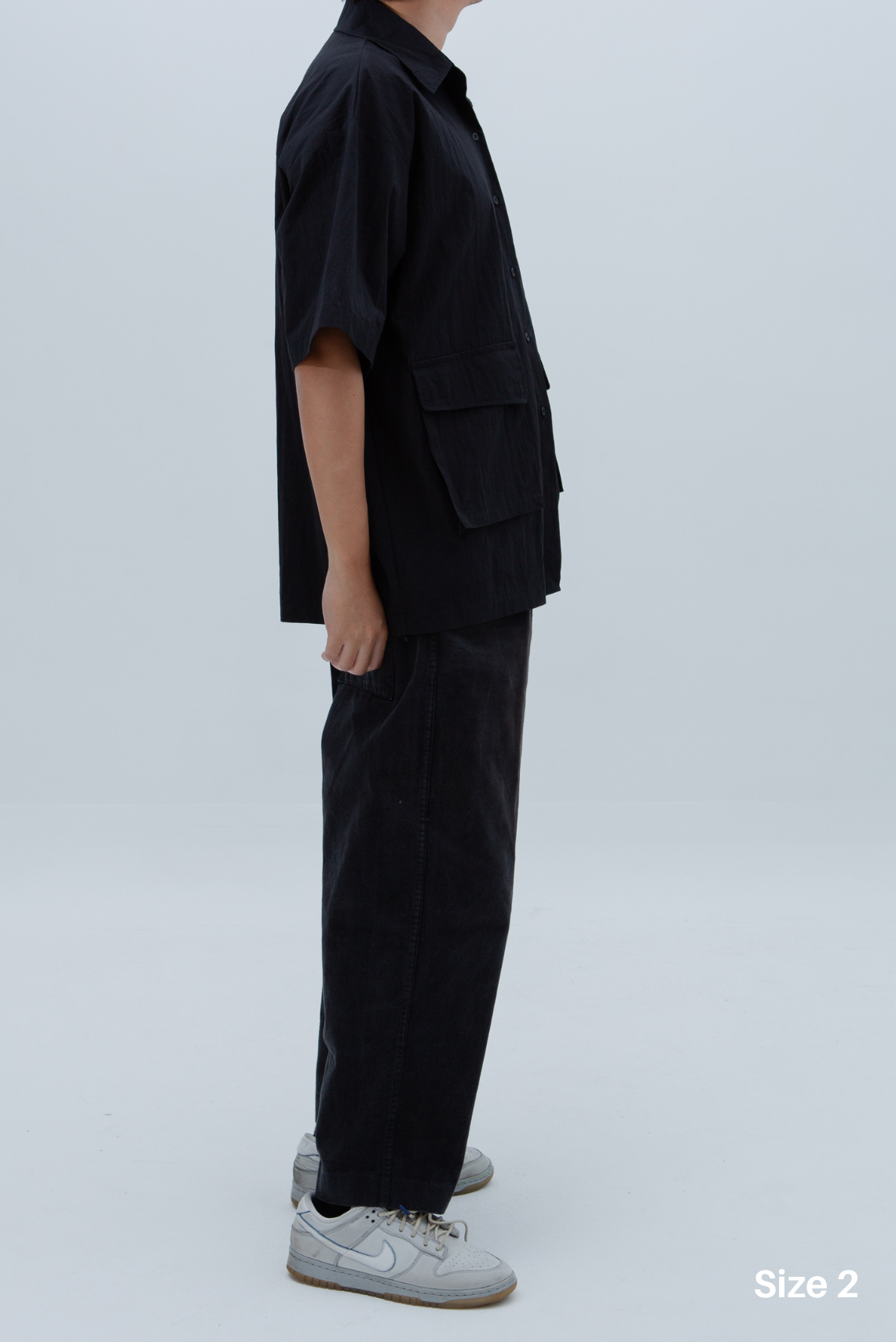 SAERO COLLECTIVE | Boho Overfit Shirt | Black