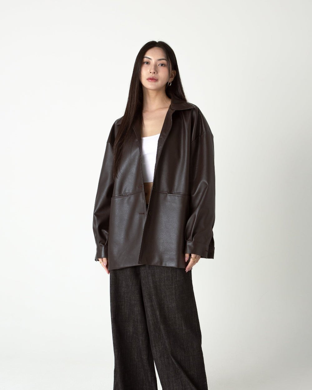 SAERO COLLECTIVE | Gajuk Oversized Jacket | Obsidian Brown
