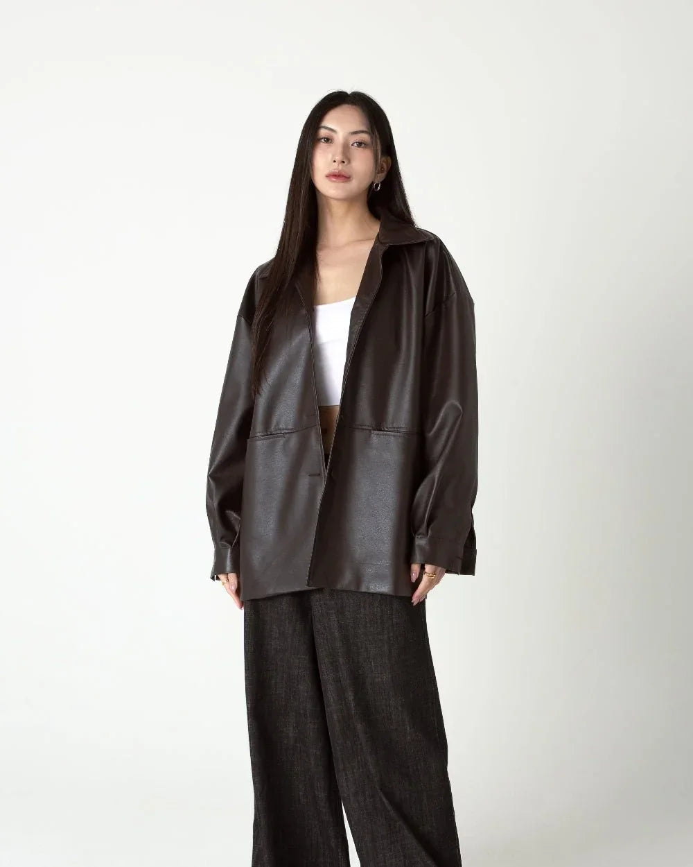 SAERO COLLECTIVE | Gajuk Oversized Jacket | Obsidian Brown