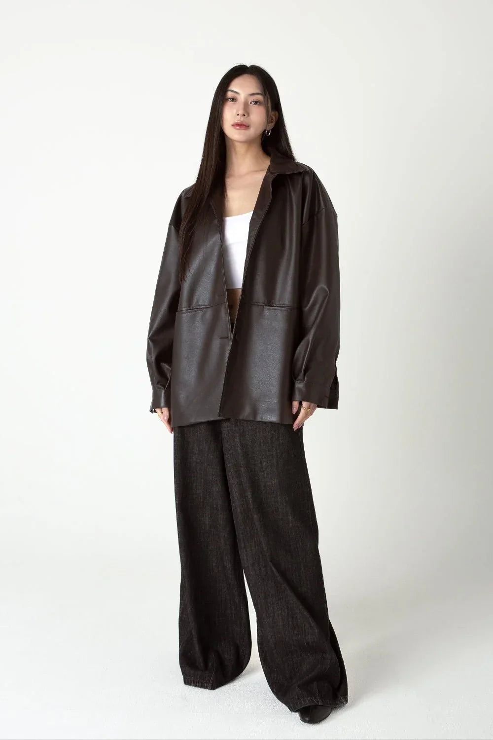 SAERO COLLECTIVE | Gajuk Oversized Jacket | Obsidian Brown