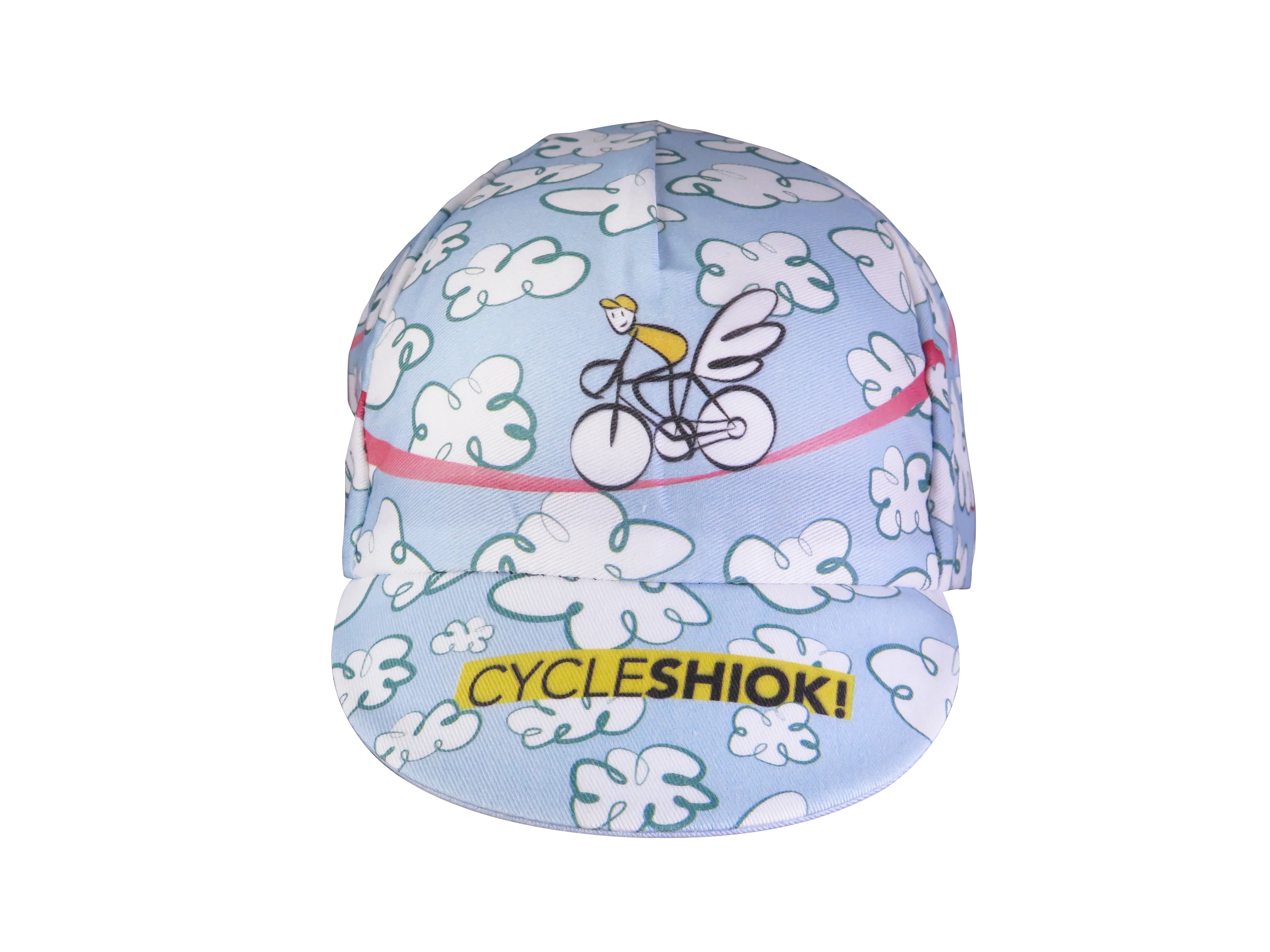 A DESIGN BY TAKACHYA | Cycling Cap - Flying Unicorn Sky Blue