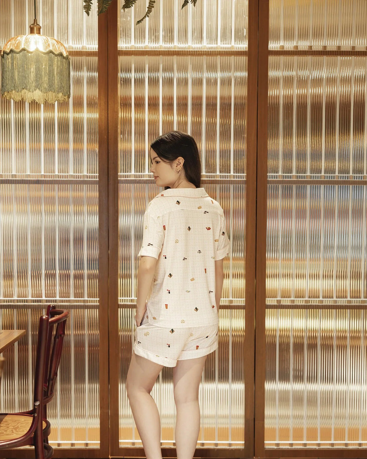 SELENIGHTCO | Signature Pyjamas Set | Kopitiam Blush