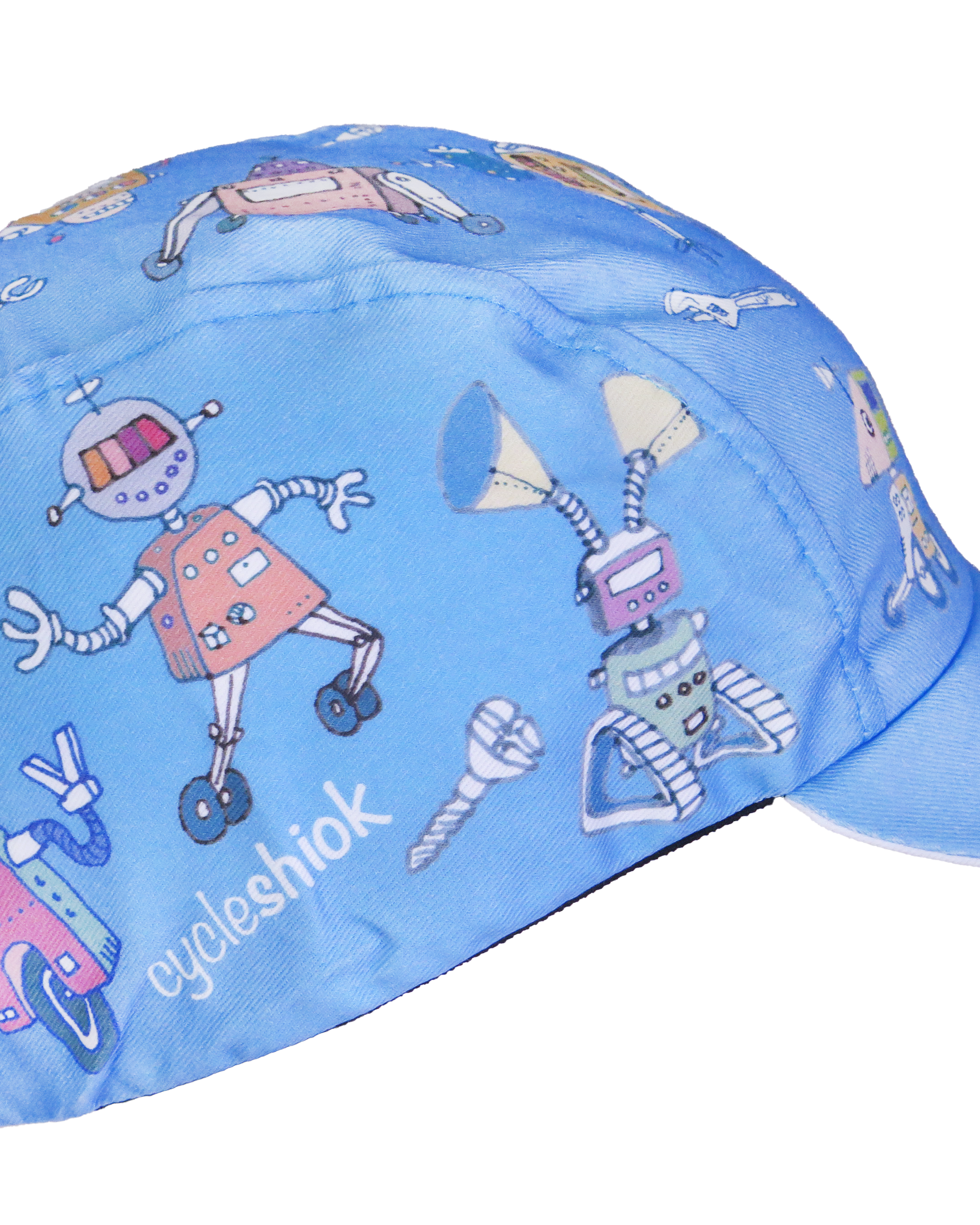A DESIGN BY TAKACHYA | Faizal Caricatures x TKC Blue Robot Cycling Cap