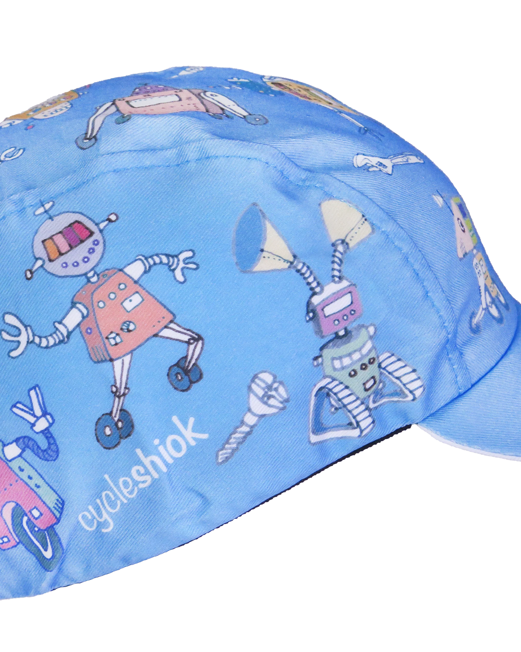 A DESIGN BY TAKACHYA | Faizal Caricatures x TKC Blue Robot Cycling Cap