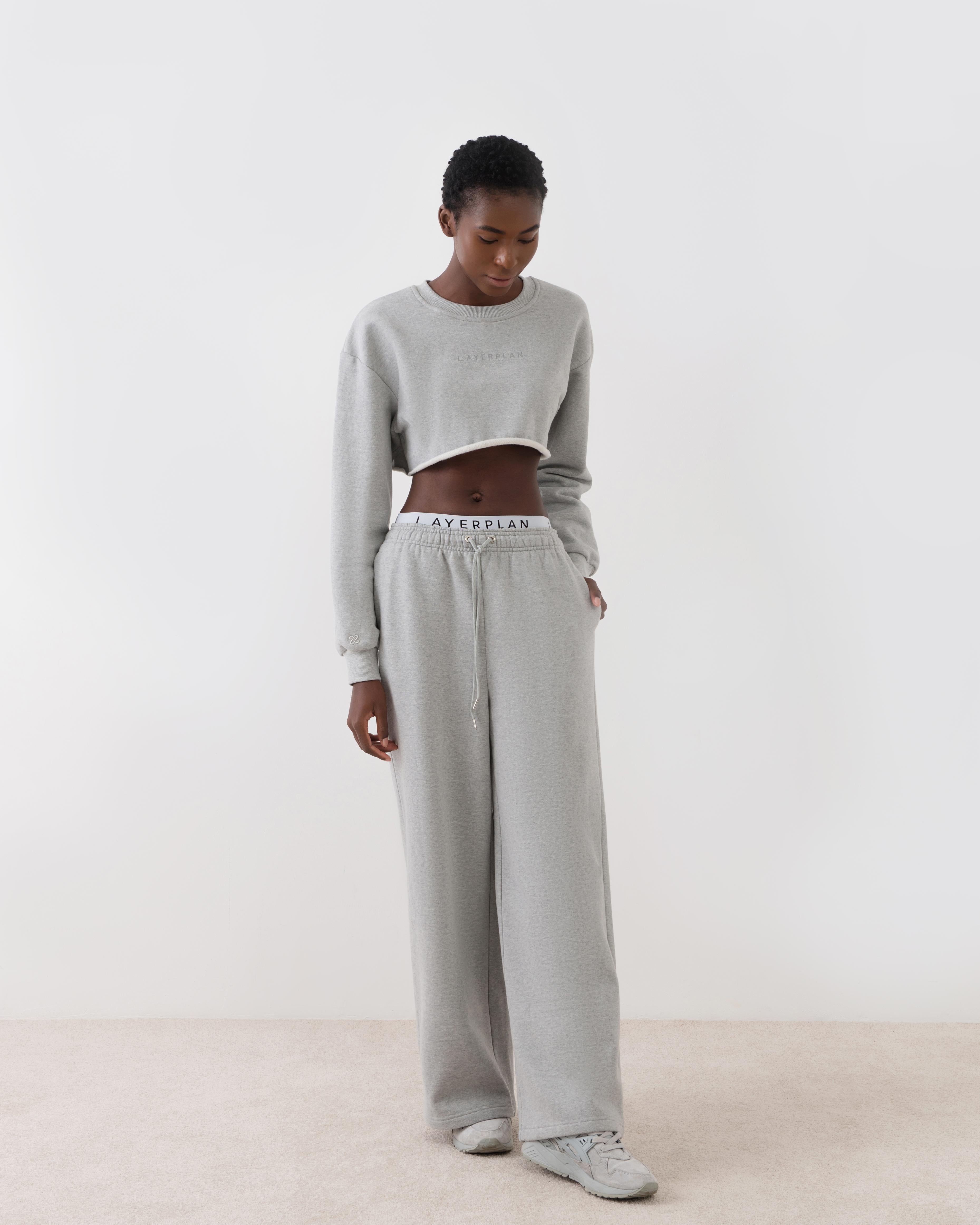 LAYERPLAN | LP Wideleg Logo Sweater Set