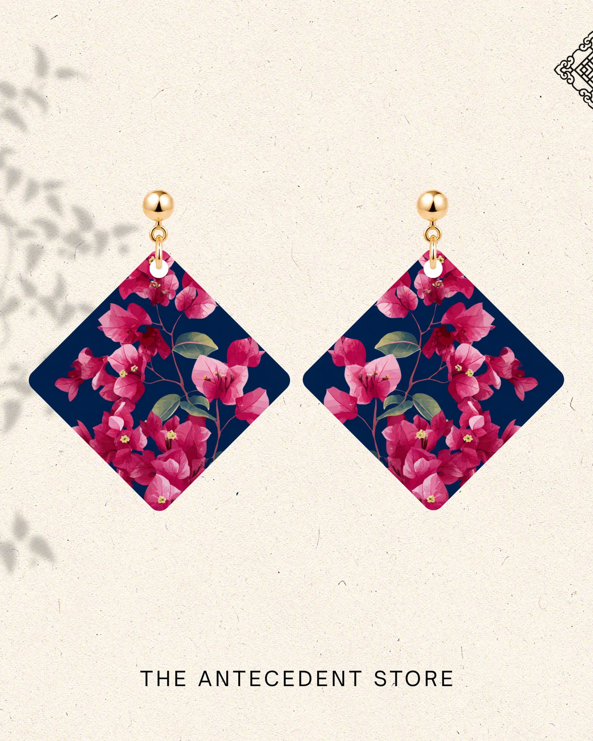 THE ANTECEDENT STORE | Bougainvillea Earrings In Blue