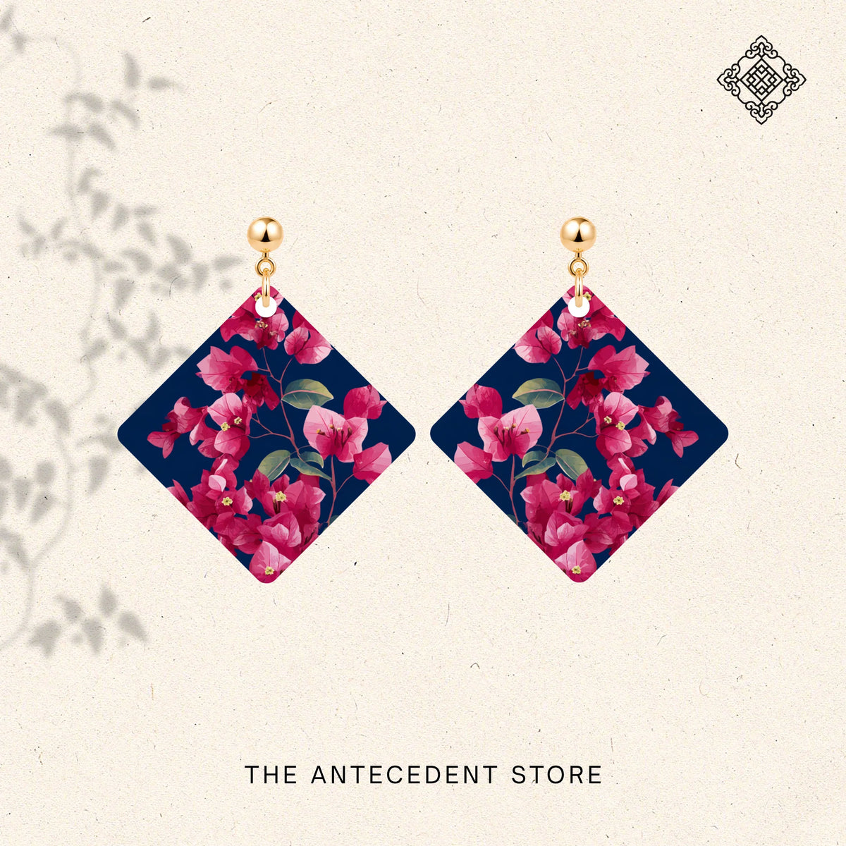 THE ANTECEDENT STORE | Bougainvillea Earrings In Blue