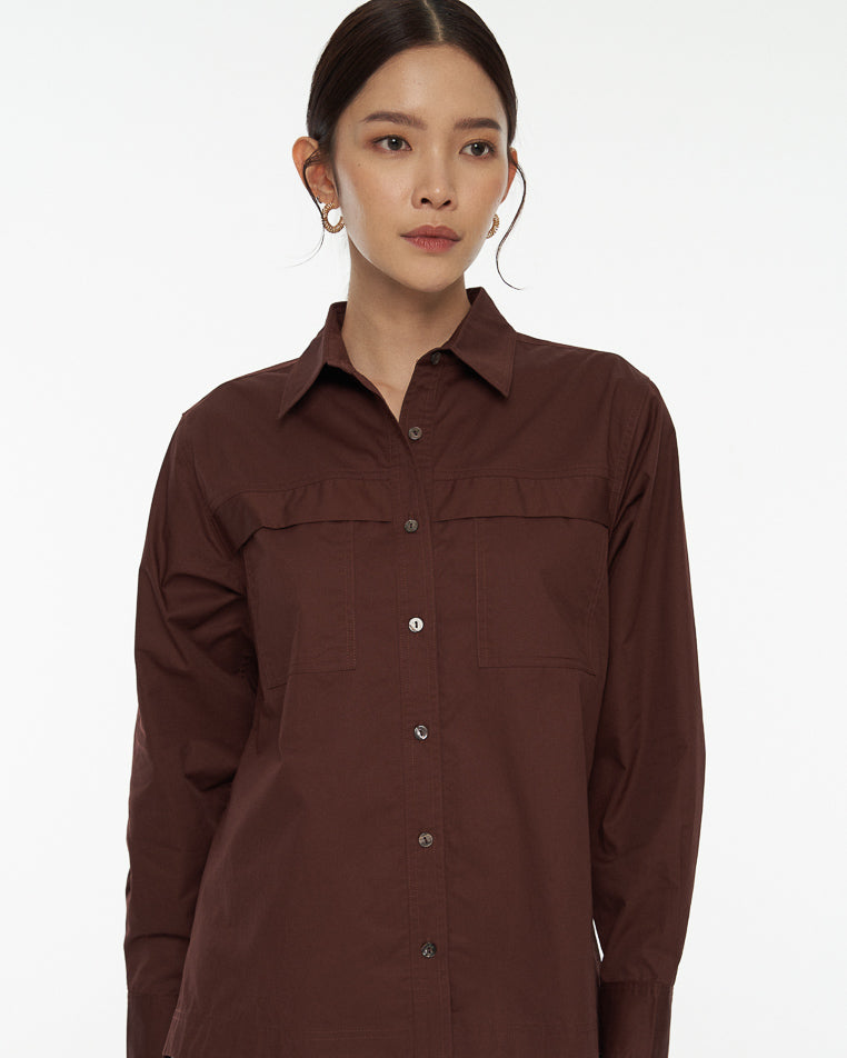 DRESSINGPAULA | Oversized Cotton Shirt