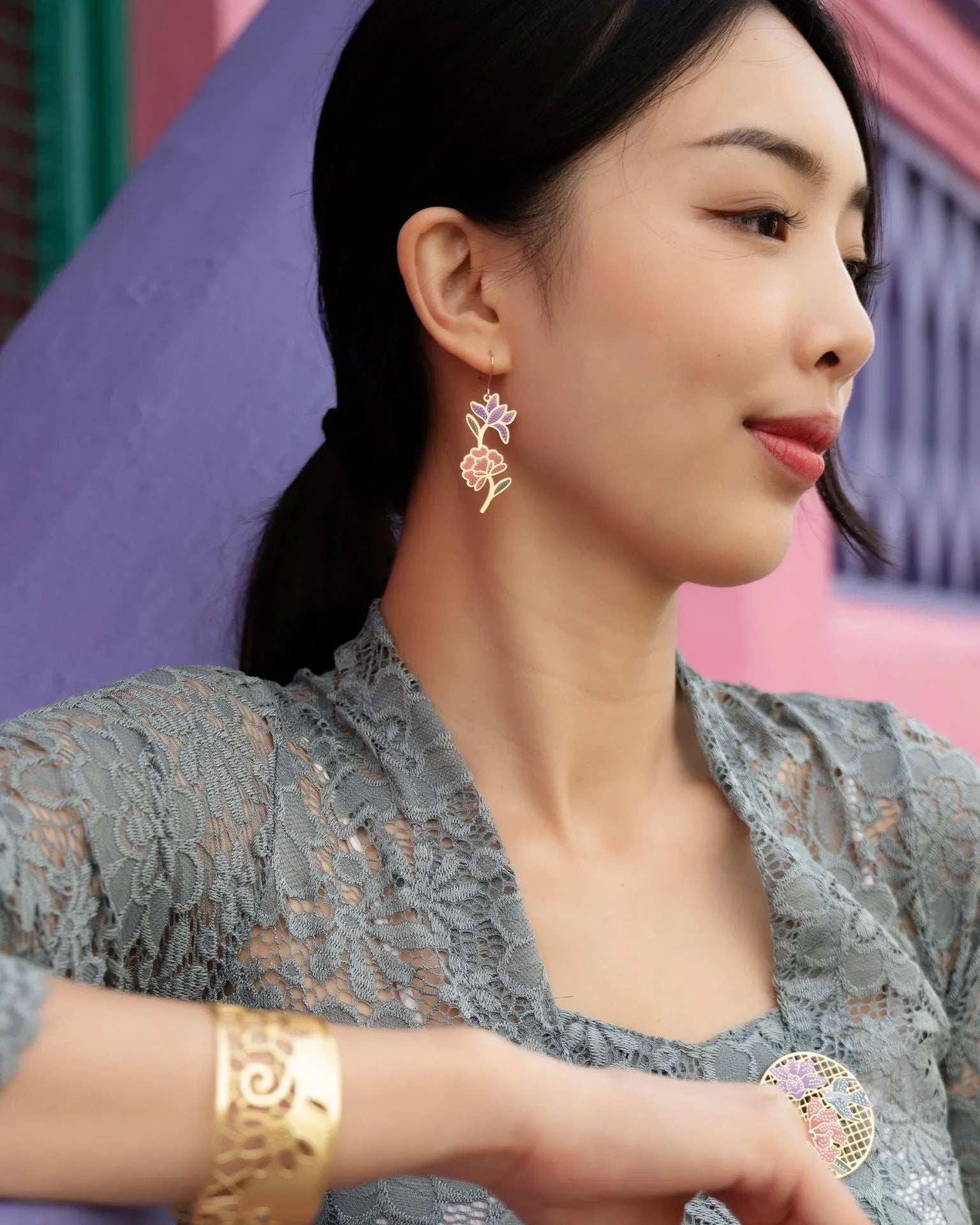 EMBRACE JEWELLERY | Floral Trail Earrings