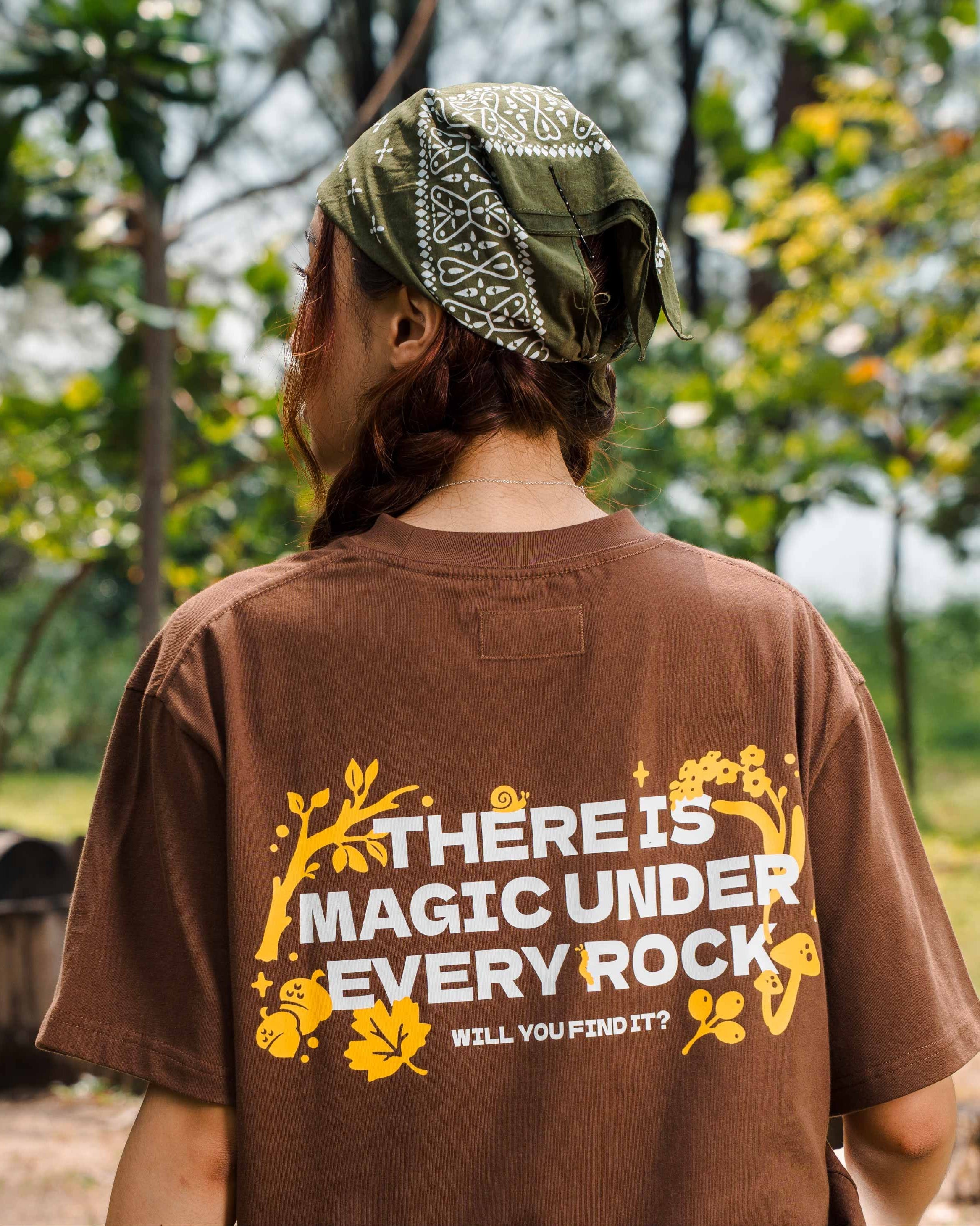 TALKING TOES | Curious by Nature Oversized Tee | Cocoa